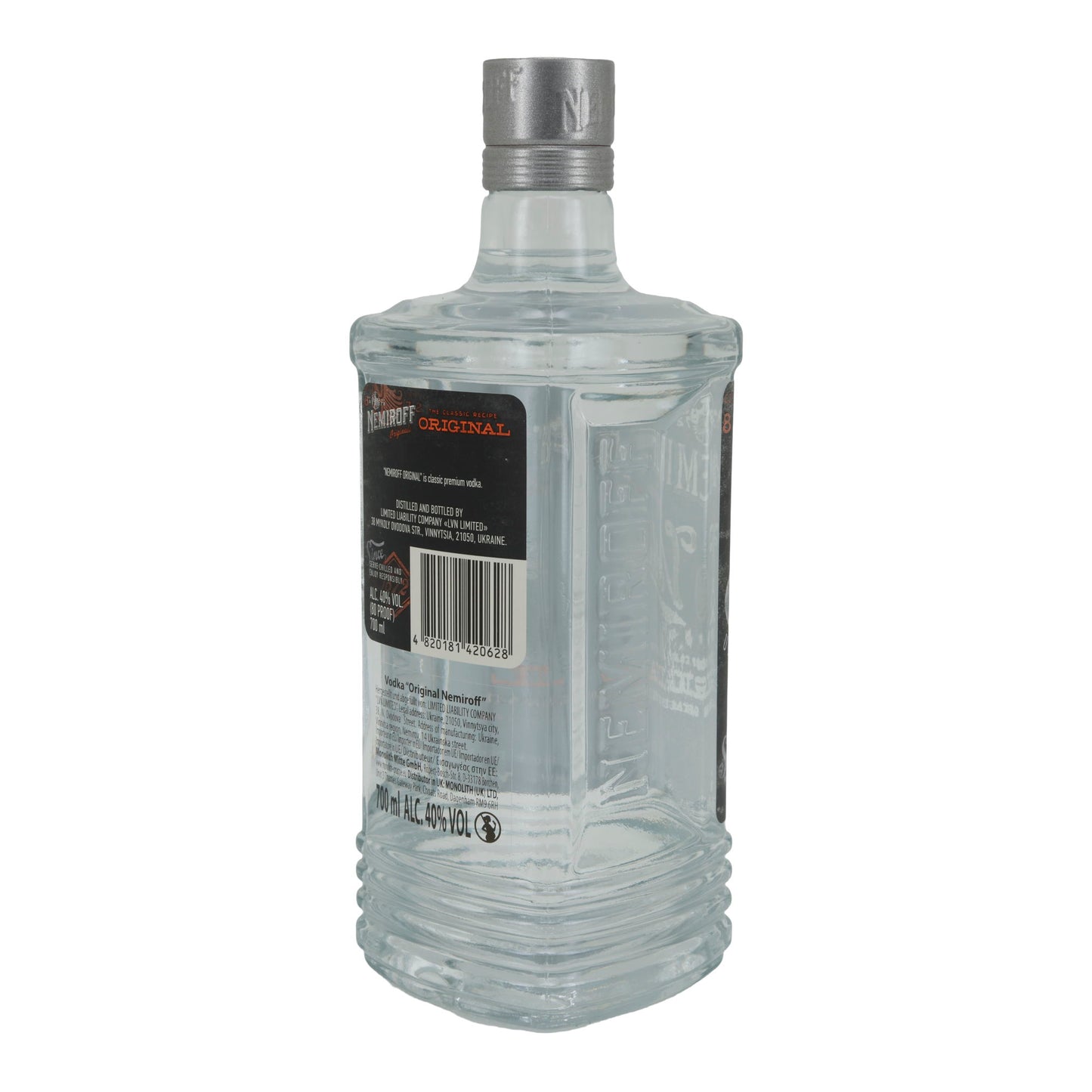 Nemiroff Vodka Original | Alkol | Ukraynalı Premium Votka | 0,7 l Şişe