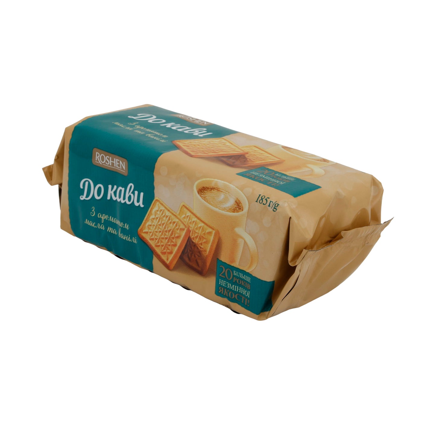 Biscotti Roshen "Do Kavy" | Pasticceria | con gusto burro-vaniglia | confezione da 185 g