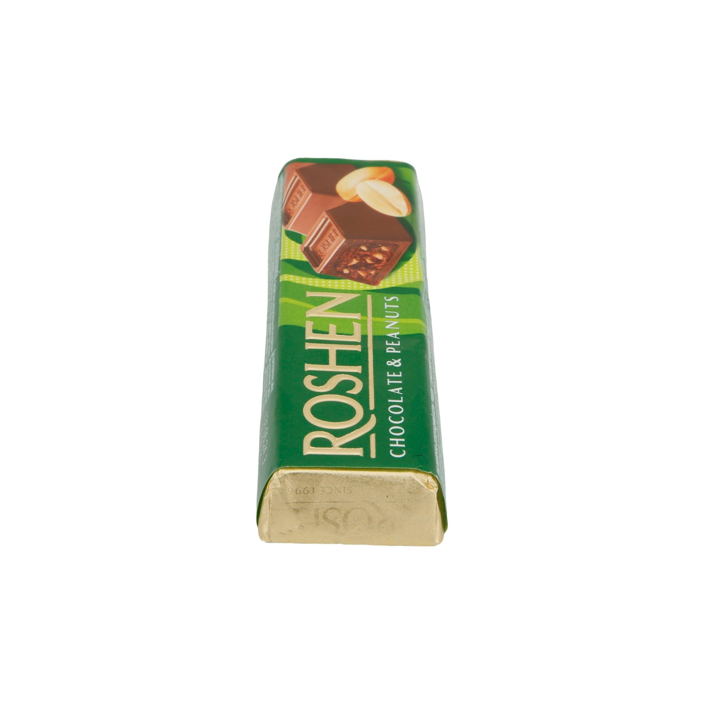 Roshen Çikolata Barı | Yer Fıstıklı | Kıtır Dolgulu Kremalı Sütlü Çikolata | 38 g Bar