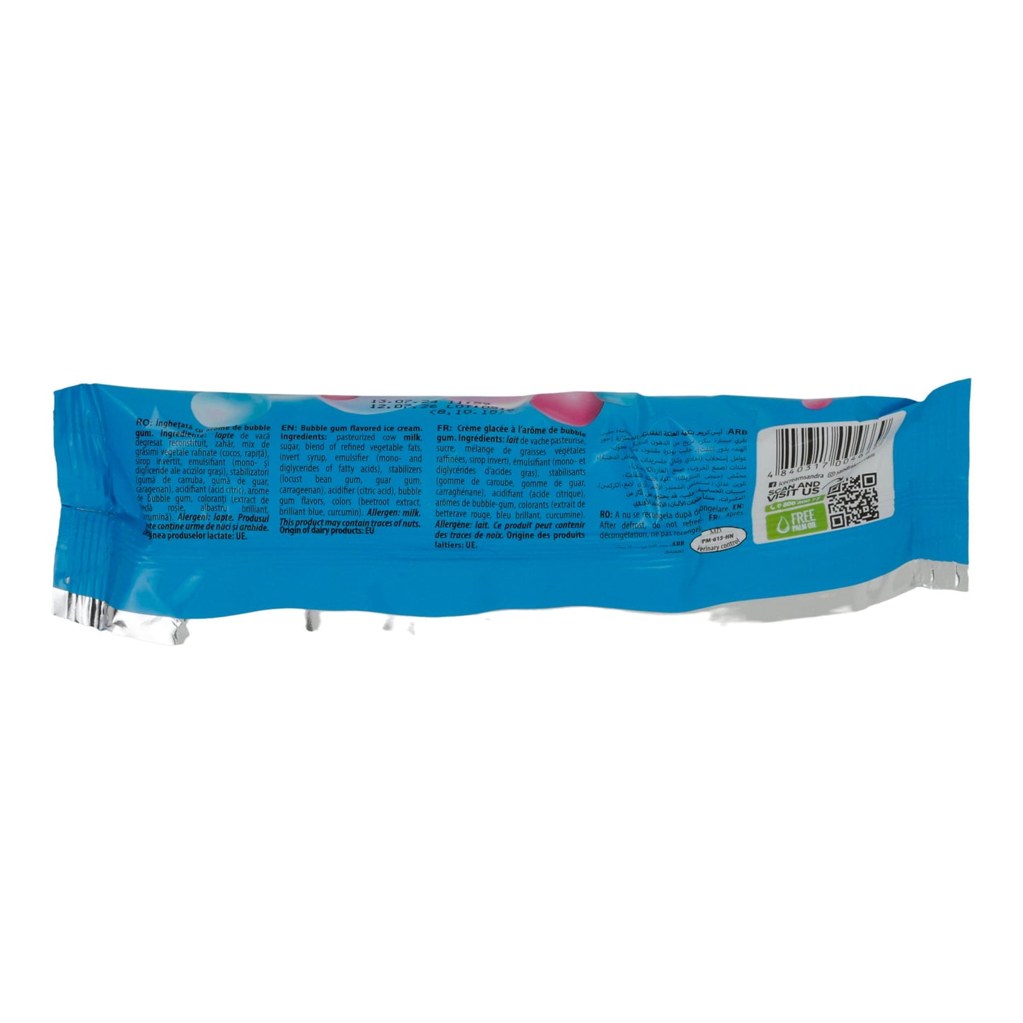 Eis Sandra | Tornado Bubble Gum | Kaugummi-Geschmack | 70 g / 120 ml SANDRA