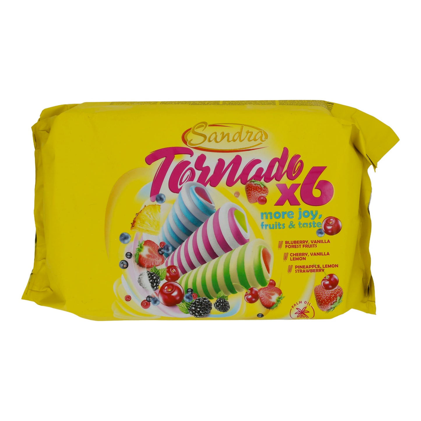 Eis Sandra | Tornado x6 | Fruttato-cremoso, gelato su stecco | 420 g / 510 ml
