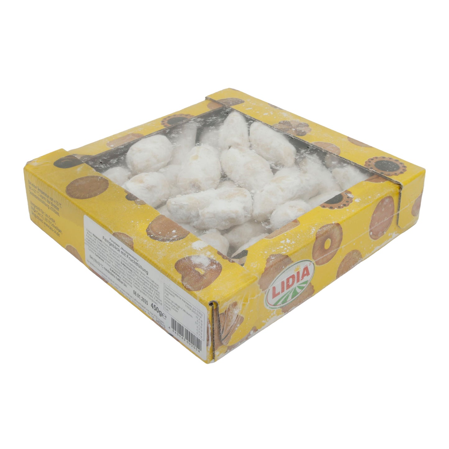 Feingebäck „Molokoewitsch“ Lidia | Biscotti | Biscotti delicati con ripieno di frutta e zucchero a velo | 450 g