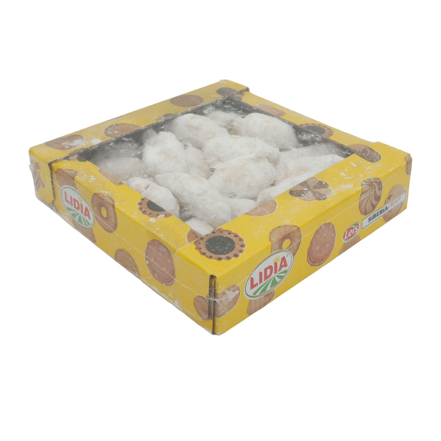 Feingebäck „Molokoewitsch“ Lidia | Gebäck | Zartes Gebäck mit Fruchtfüllung und Puderzucker | 450 g LIDIA