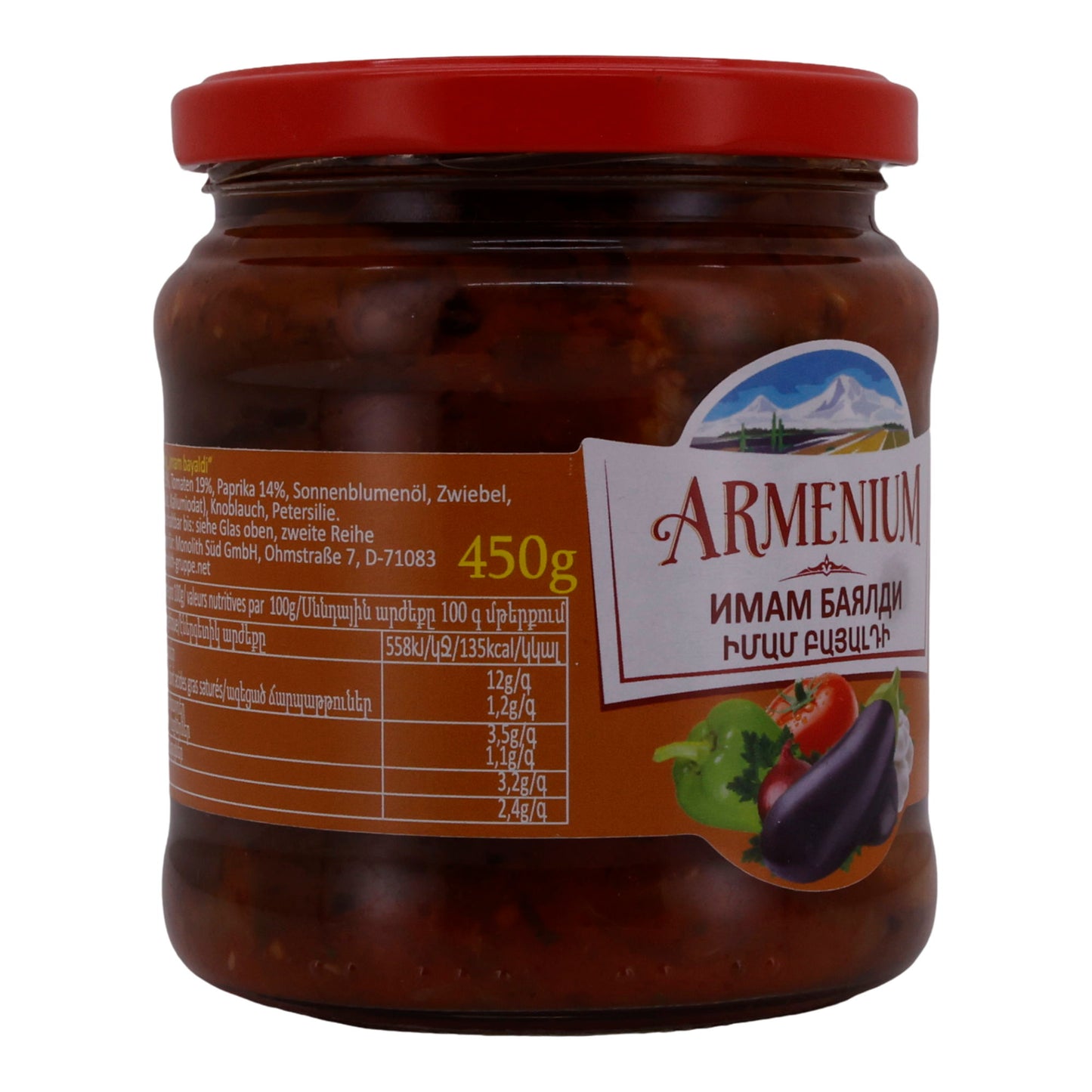 Preparazione di verdure Armenium | Verdure | Imam Bayaldi | 450g