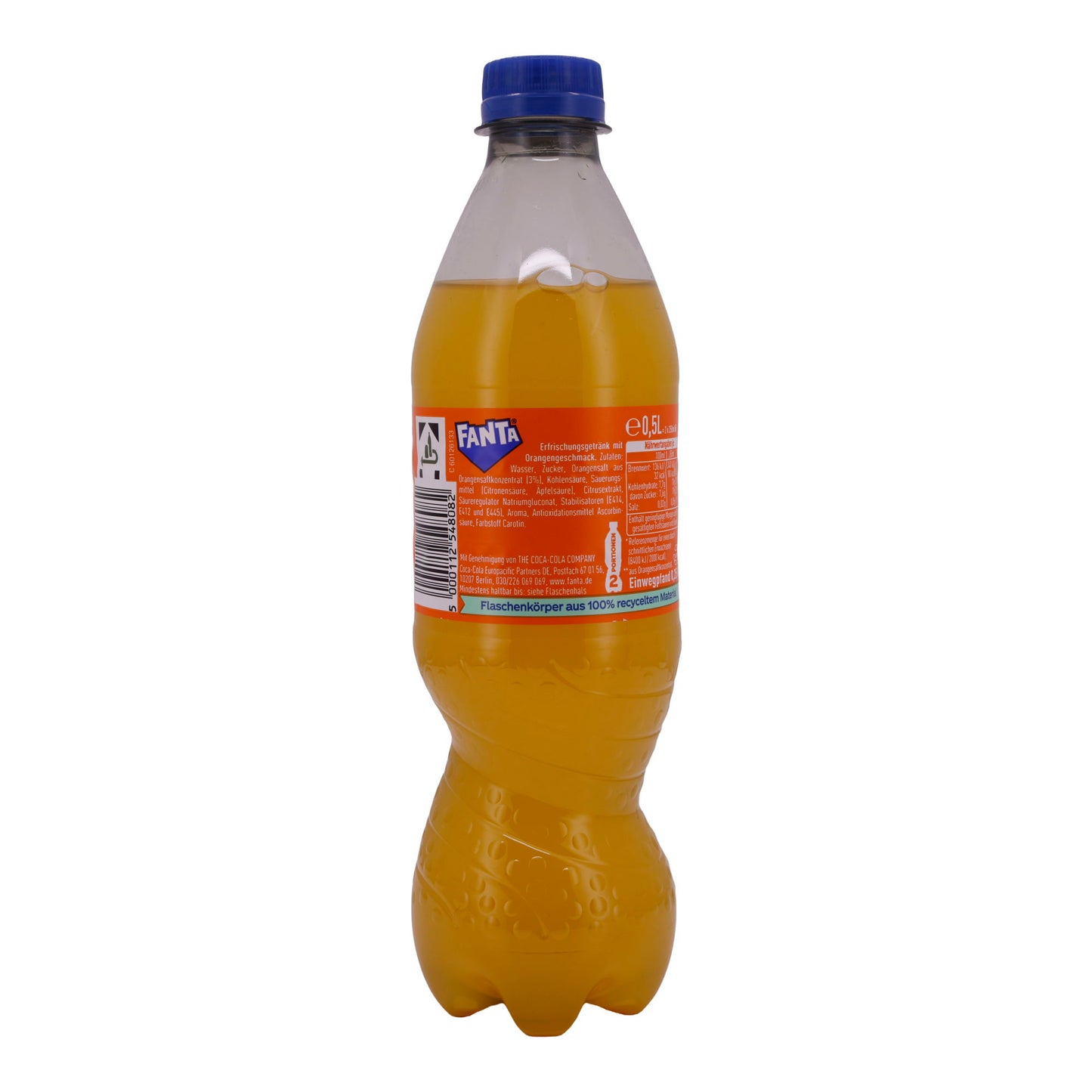 Erfrischungsgetränk Fanta | Orange | Spritzig | 0,5 L