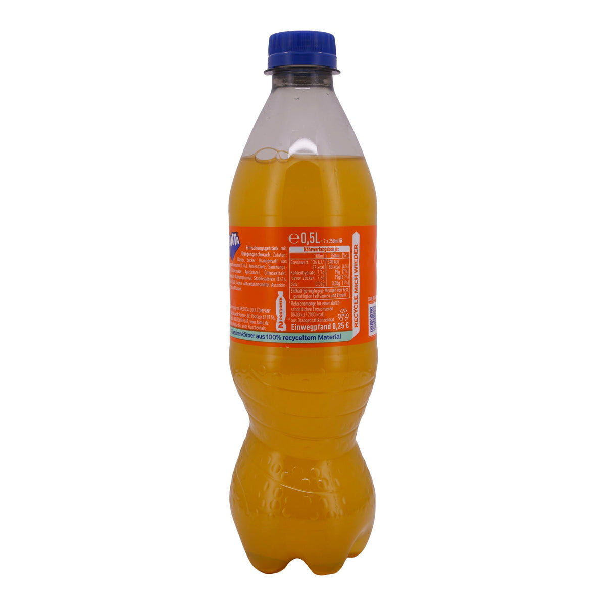 Erfrischungsgetränk Fanta | Orange | Spritzig | 0,5 L FANTA