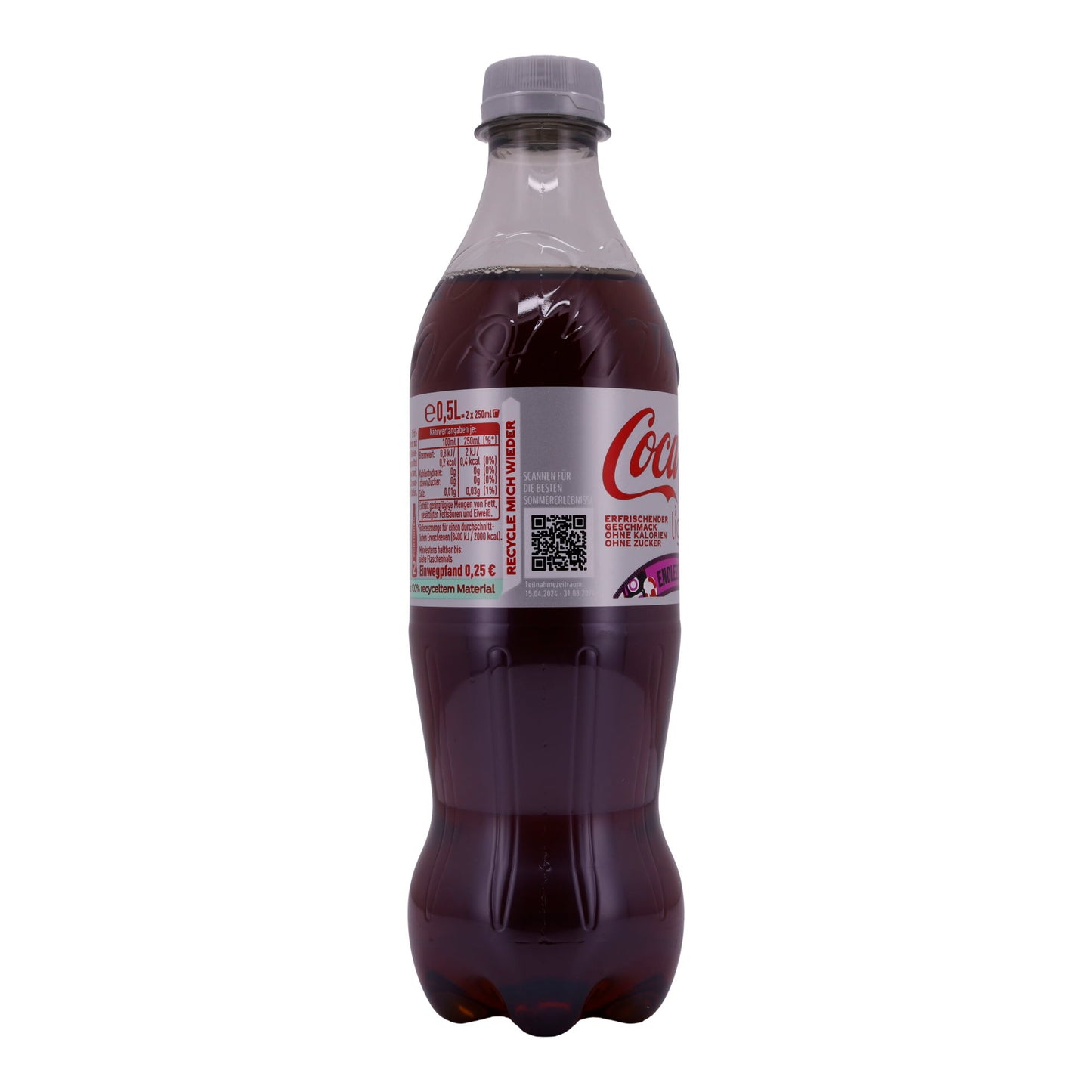 Erfrischungsgetränk Coca-Cola | Light | Ohne Zucker, klassischer Geschmack | 0,5 L