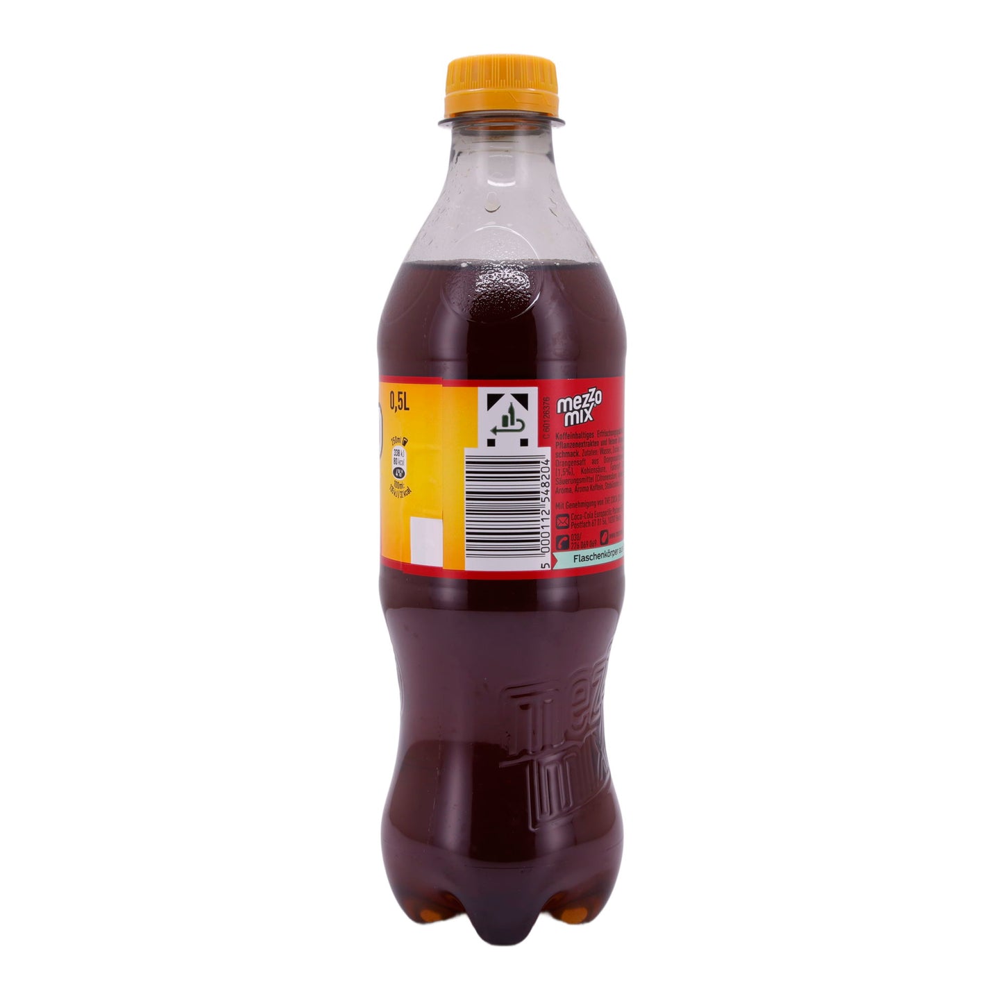 Frisdrank Mezzo Mix | Drank | Sprankelende mix van cola & sinaasappel | 0,5 l