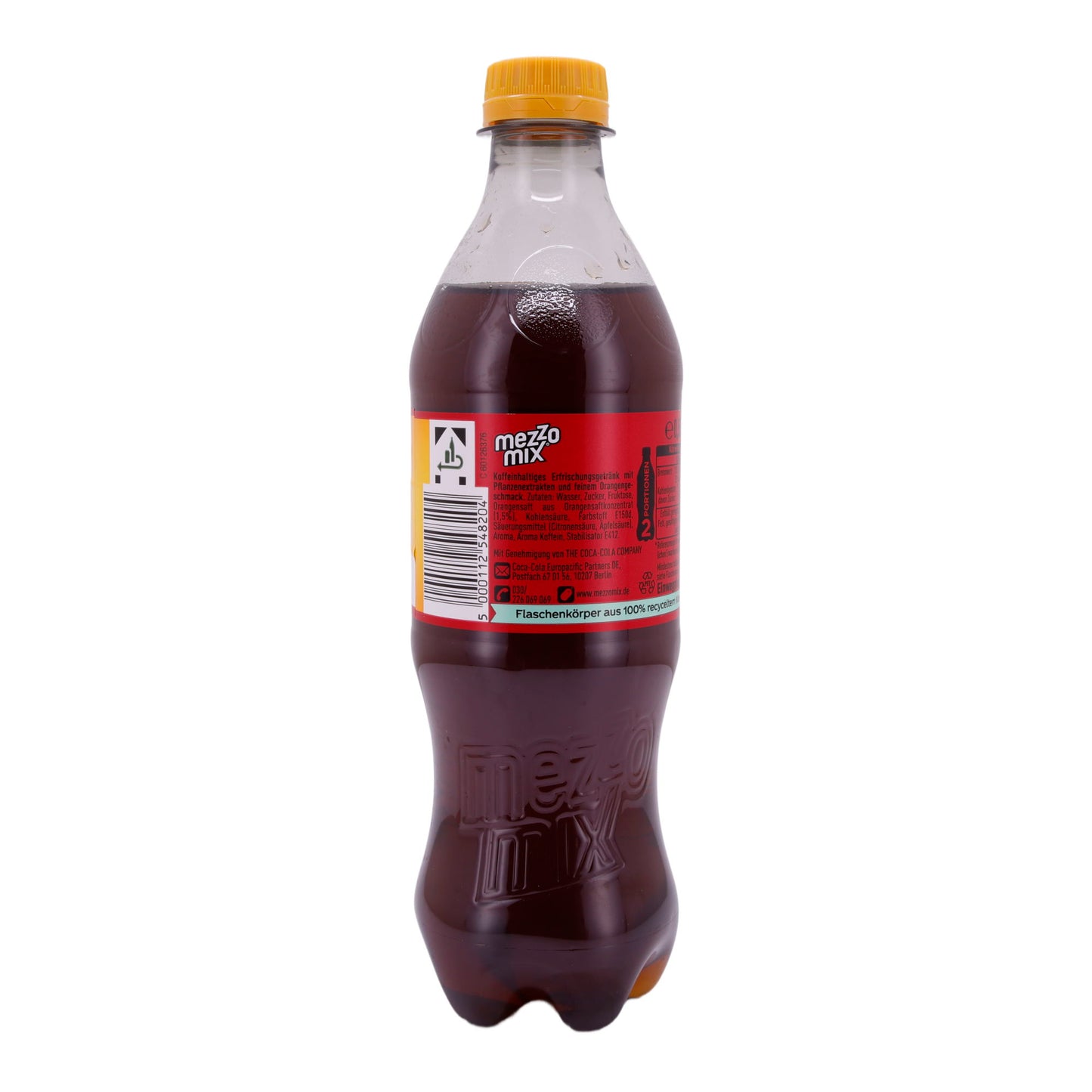 Frisdrank Mezzo Mix | Drank | Sprankelende mix van cola & sinaasappel | 0,5 l