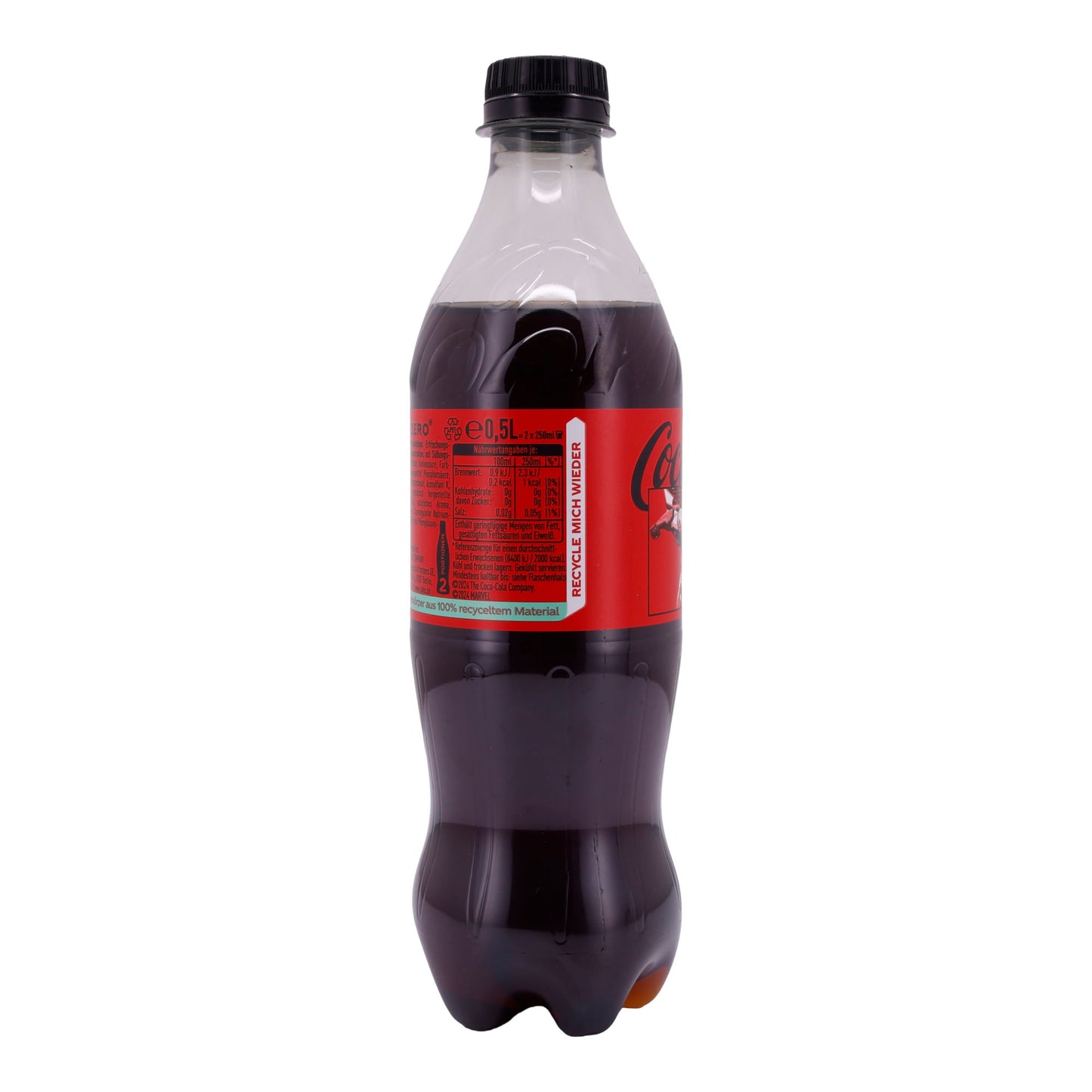 Frisdrank Coca-Cola | Zero Sugar | Klassiek, suikervrij | 0,5 L