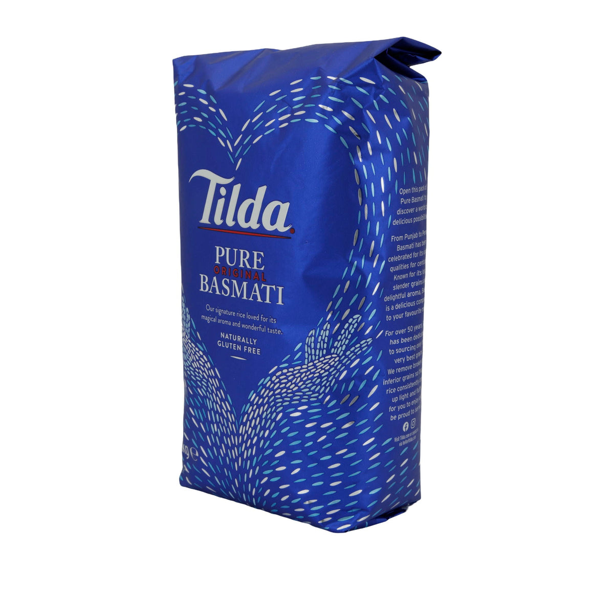 Reis Tilda | Pure Original Basmati Reis | Aromatisch, glutenfrei, perfekt für feine Gerichte | 1 kg TILDA