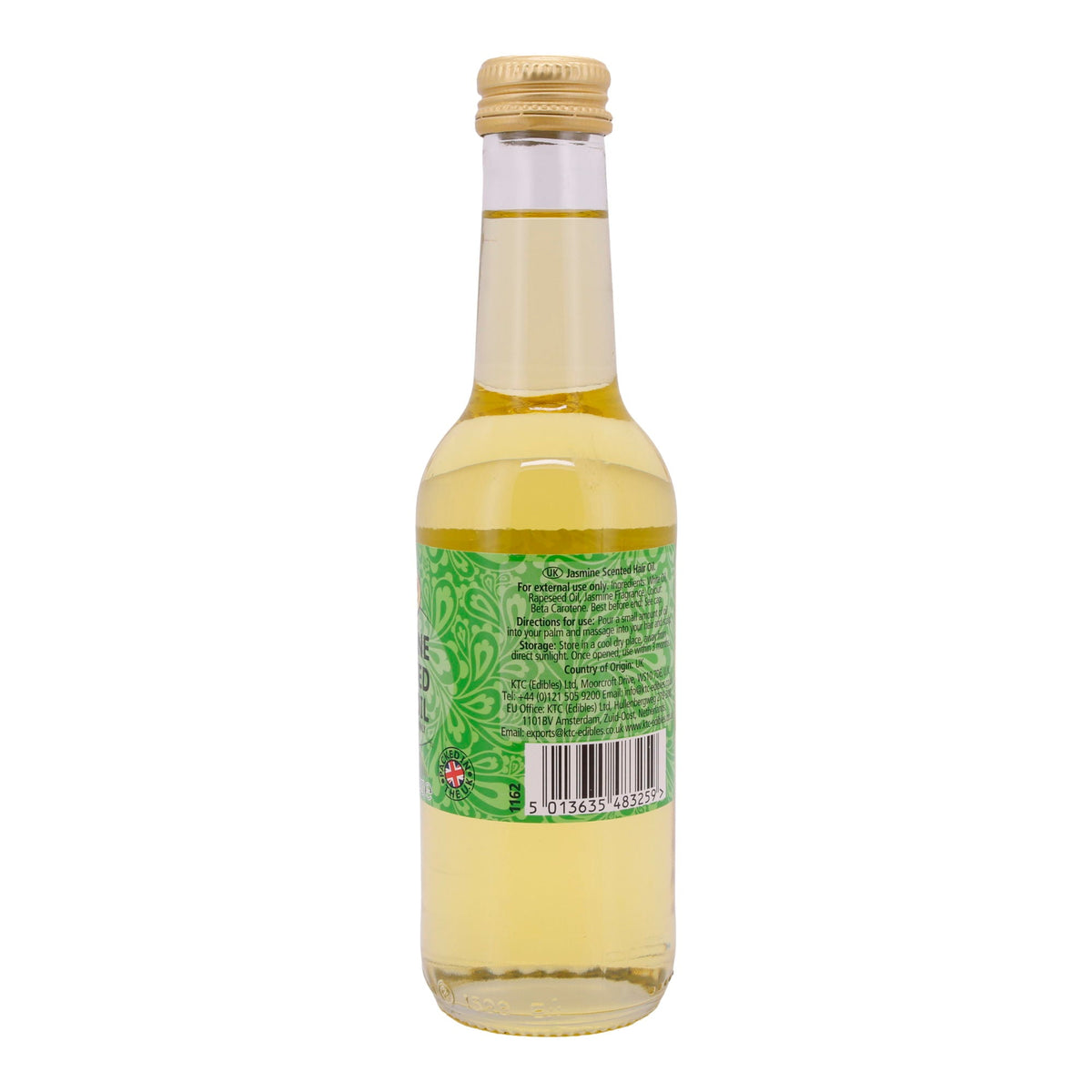 Pflegeöl KTC | Jasmine Scented Hair Oil | Mit Jasmin-Duft, für gesundes & glänzendes Haar | 250 ml KTC