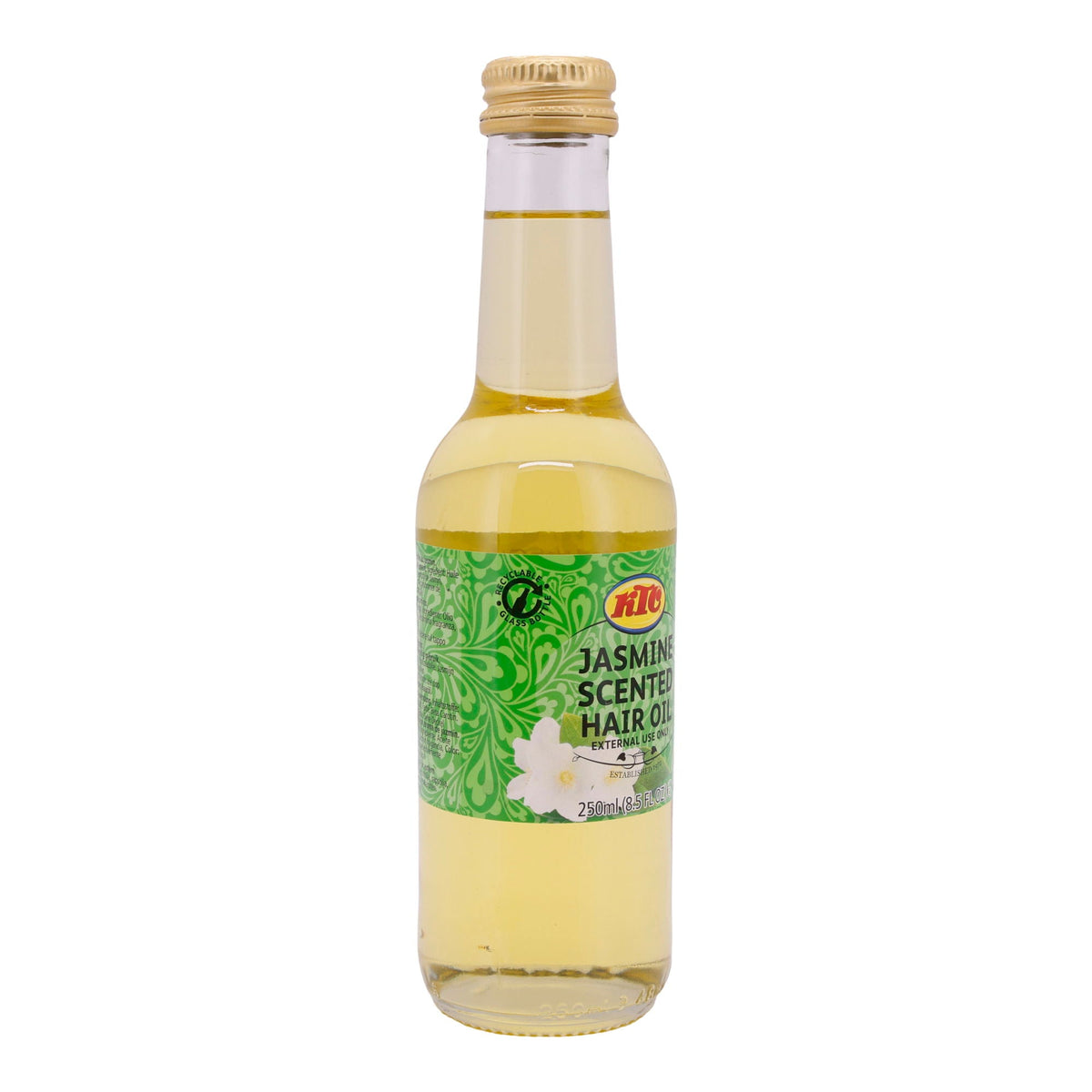 Pflegeöl KTC | Jasmine Scented Hair Oil | Mit Jasmin-Duft, für gesundes & glänzendes Haar | 250 ml KTC