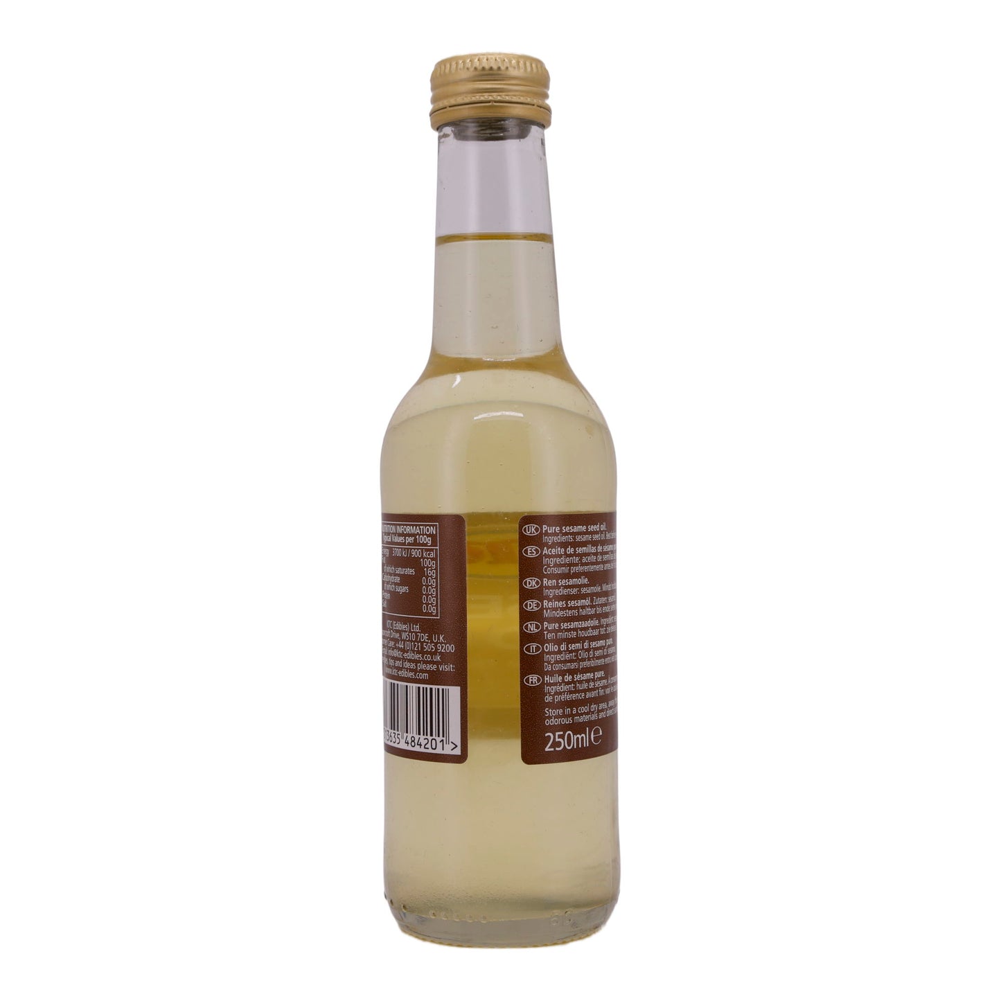 Sesamolie KTC | Van sesamzaad | Voor Aziatische gerechten en meer | 250 ml