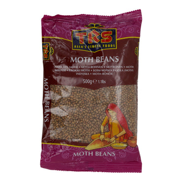 Moth Bohnen TRS | Eiweißreiche Hülsenfrüchte | Für indische Küche | 500 g TRS