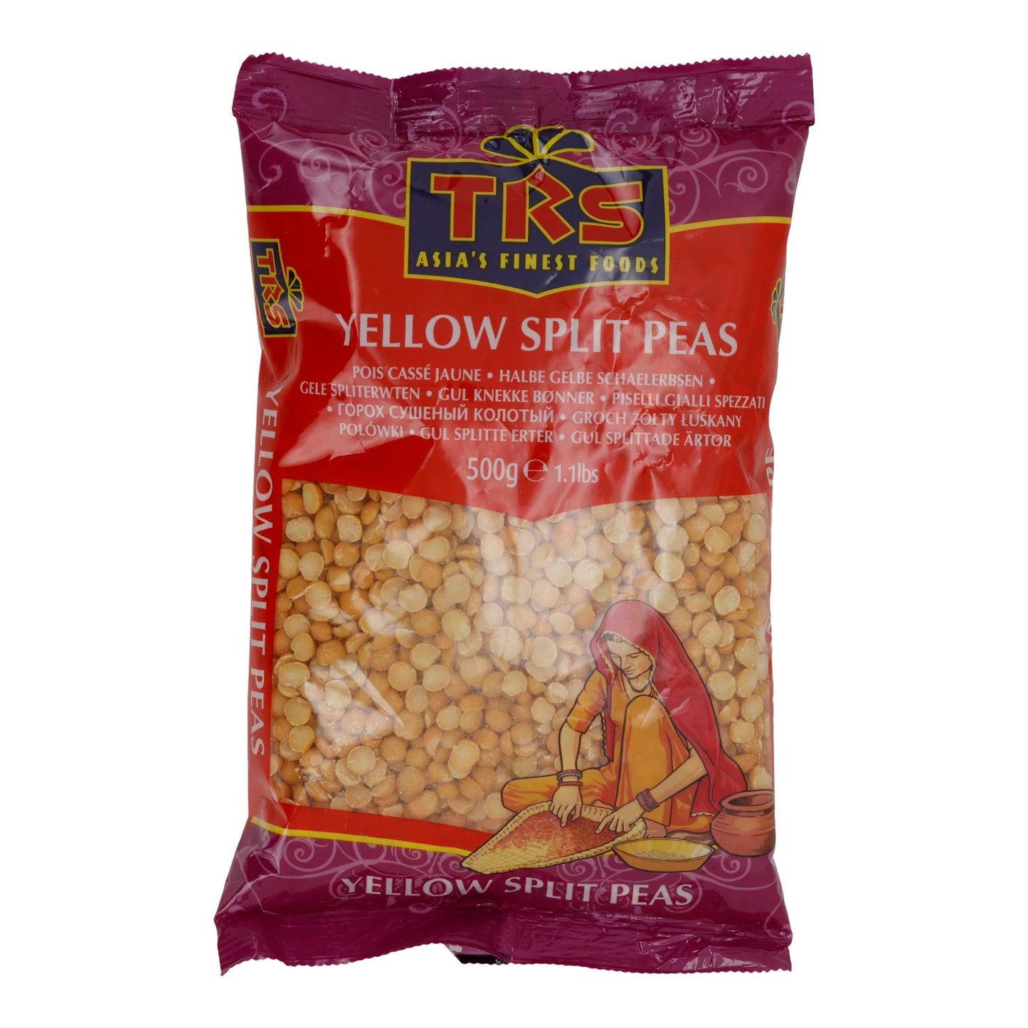 TRS Gelbe Schälerbsen | Yellow Split Peas | 500 g | Vegan | Proteinreich