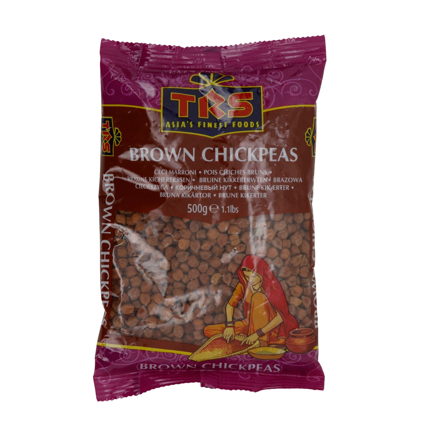 Braune Kikkererwten TRS Brown Chickpeas | Peulvruchten | 500 g