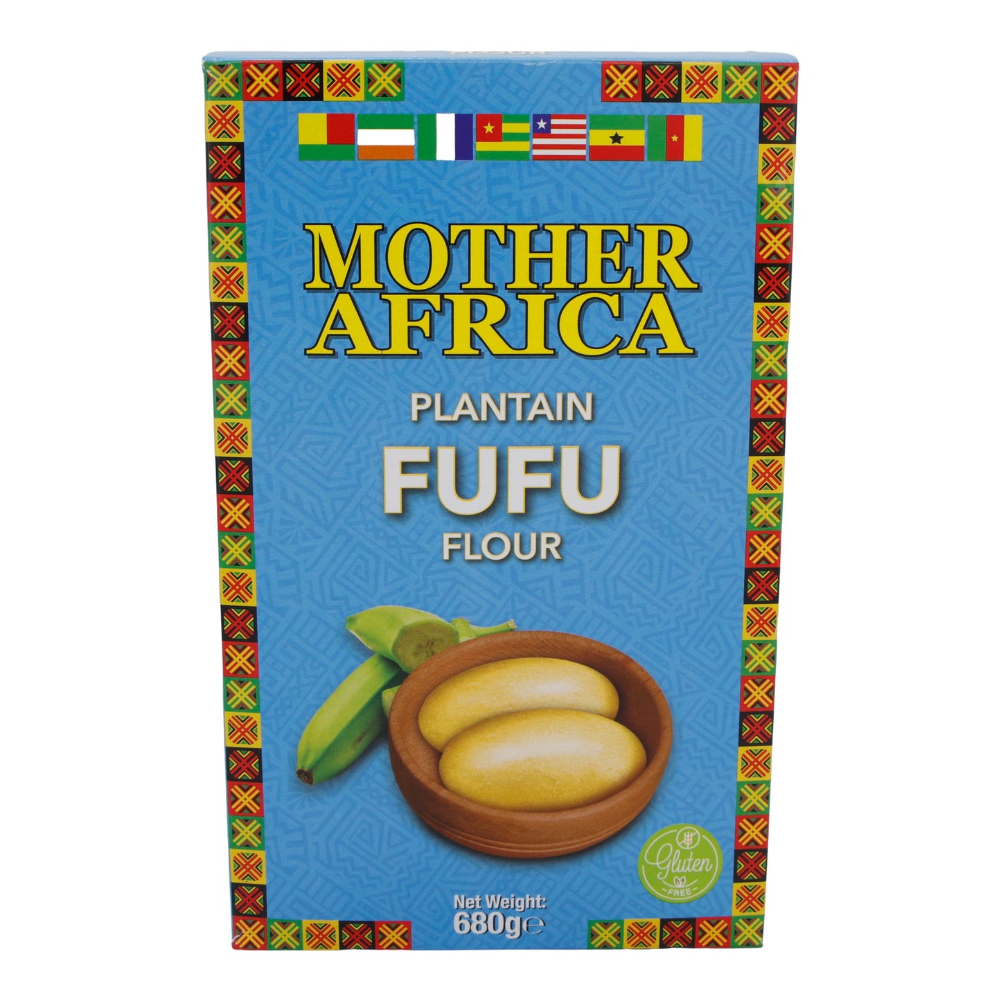 Plantain Fufu Flour Mother Africa | Glutenfreies Mehl | Für Fufu-Zubereitung | 680 g