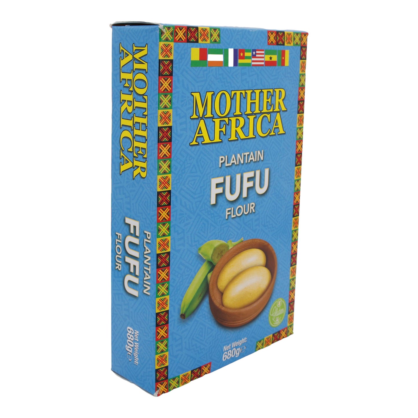 Plantain Fufu Flour Mother Africa | Glutenfreies Mehl | Für Fufu-Zubereitung | 680 g