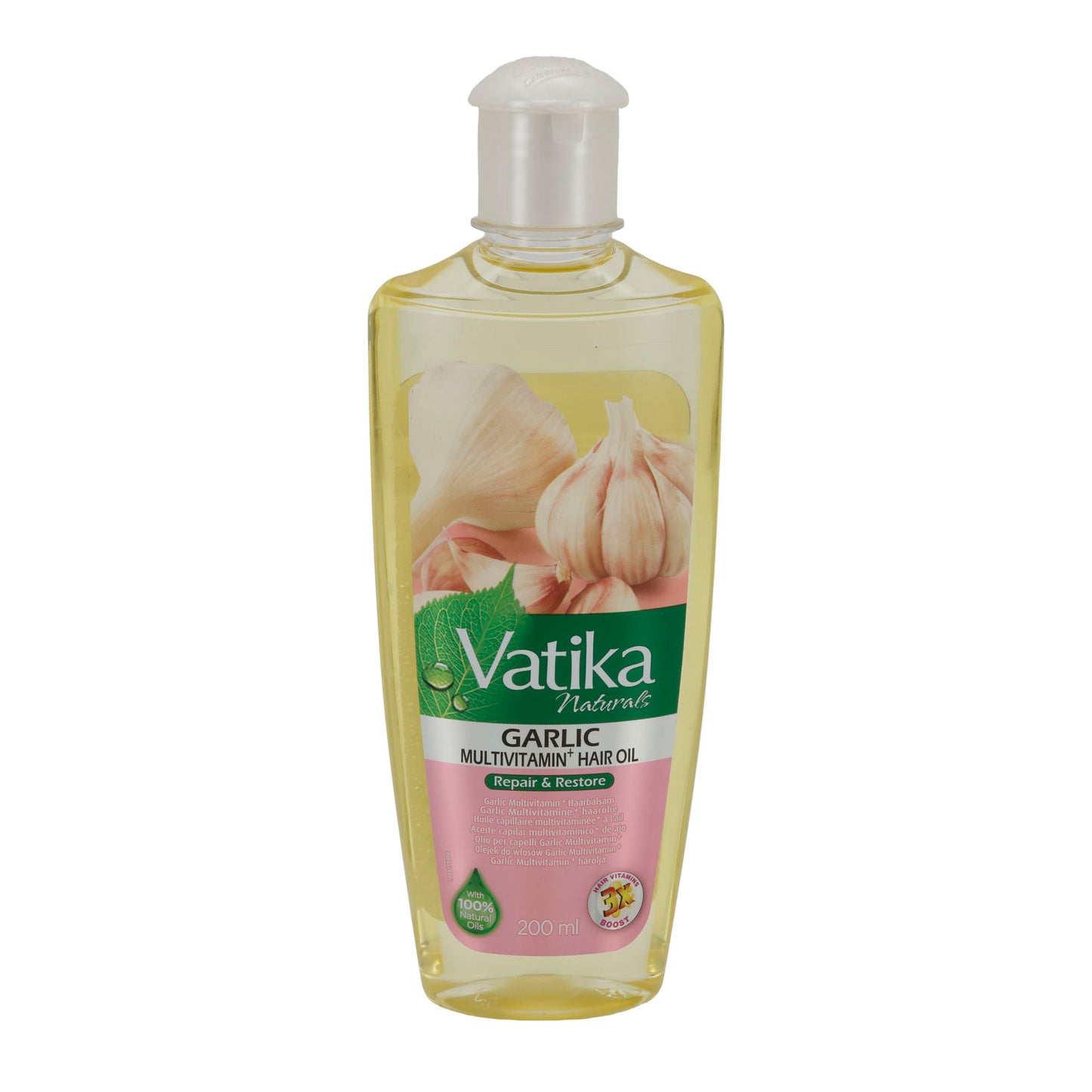 Saç Bakım Yağı Vatika Naturals | Sarımsak Saç Yağı | Saç Yağı | 200 ml