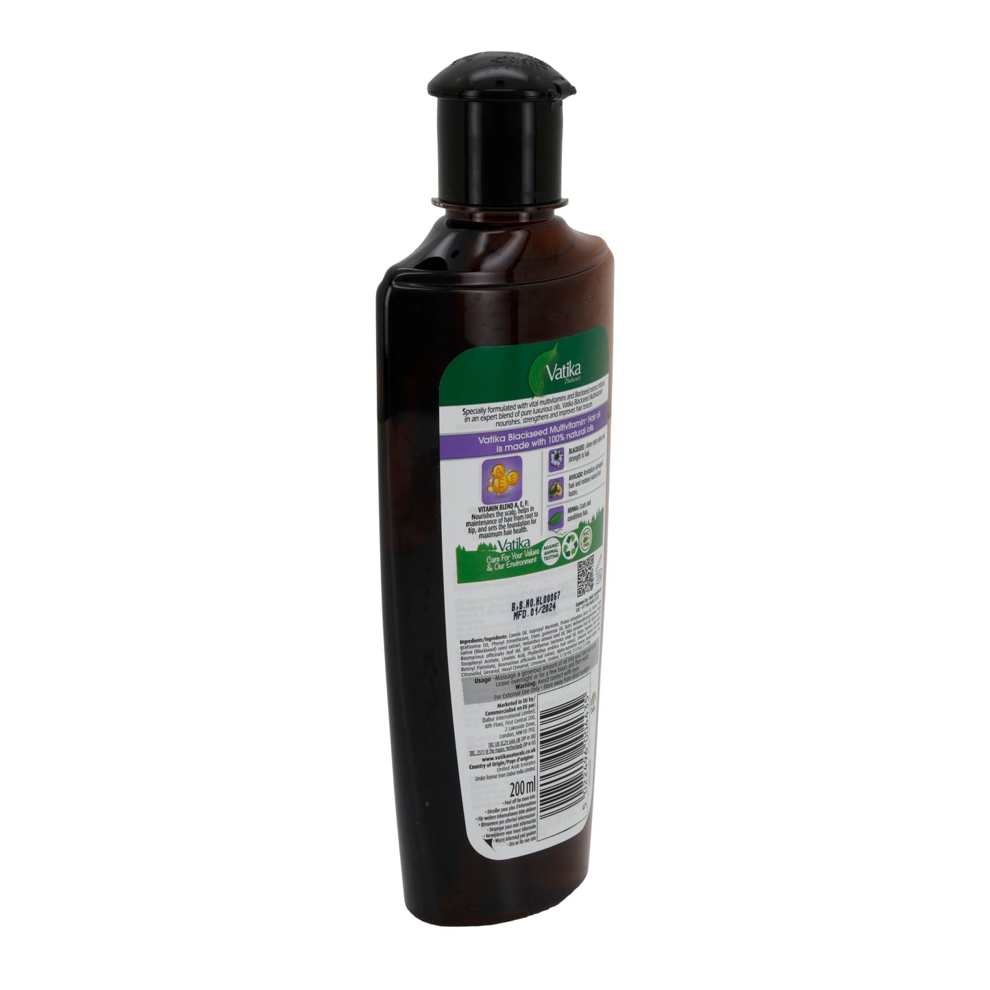 Haaröl Vatika Blackseed Multivitamin Hair Oil | Haaröl | 200 ml