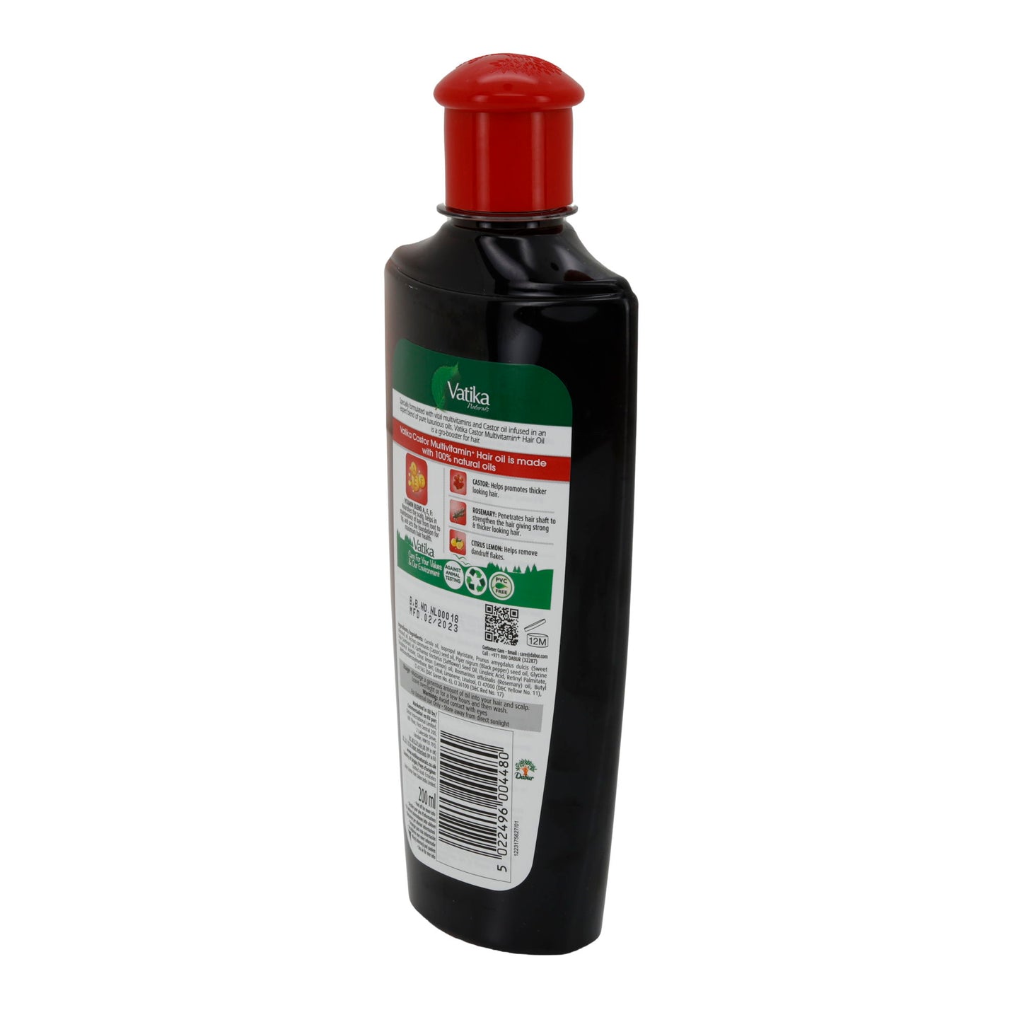 Haaröl Vatika Castor Multivitamin Hair Oil | Haaröl | 200 ml