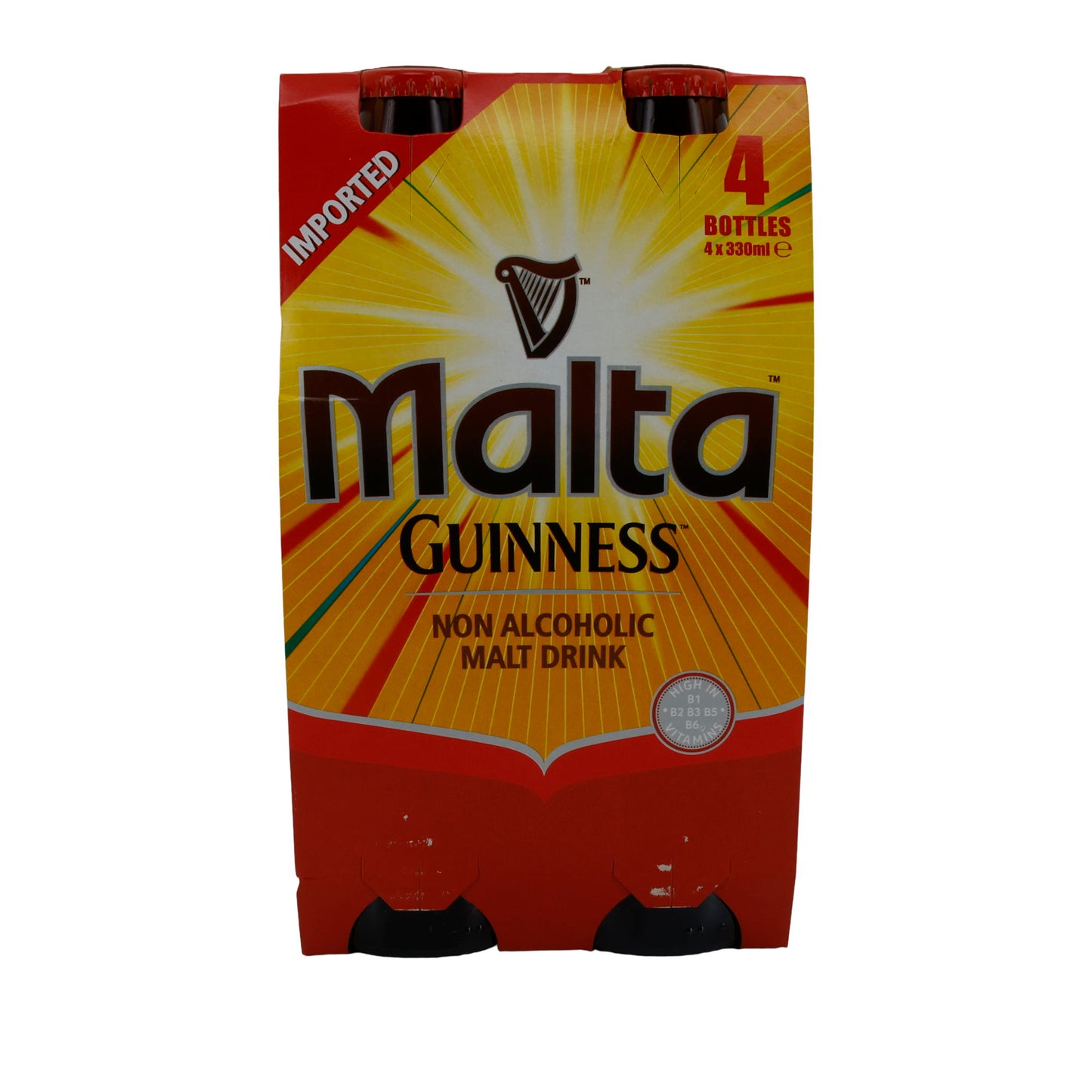 Bevanda a base di malto Malta Guinness | Bevanda | analcolica | 4×330 ml