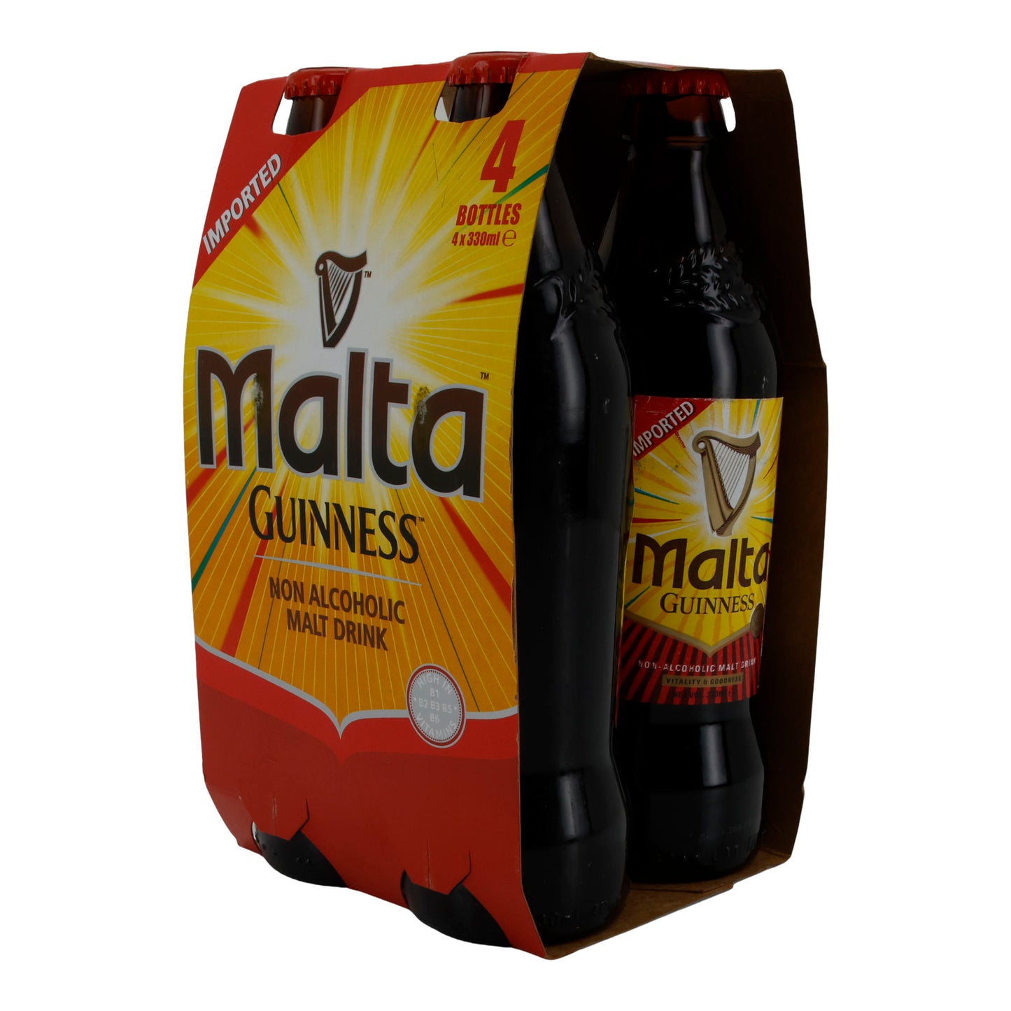 Bevanda a base di malto Malta Guinness | Bevanda | analcolica | 4×330 ml