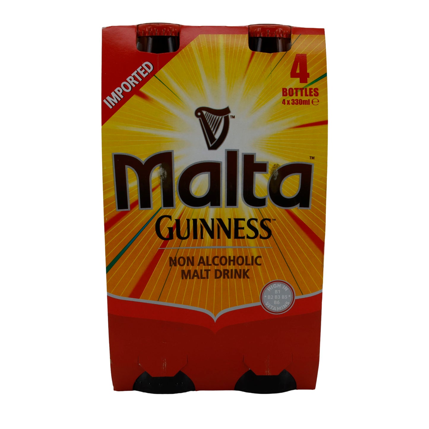 Bevanda a base di malto Malta Guinness | Bevanda | analcolica | 4×330 ml