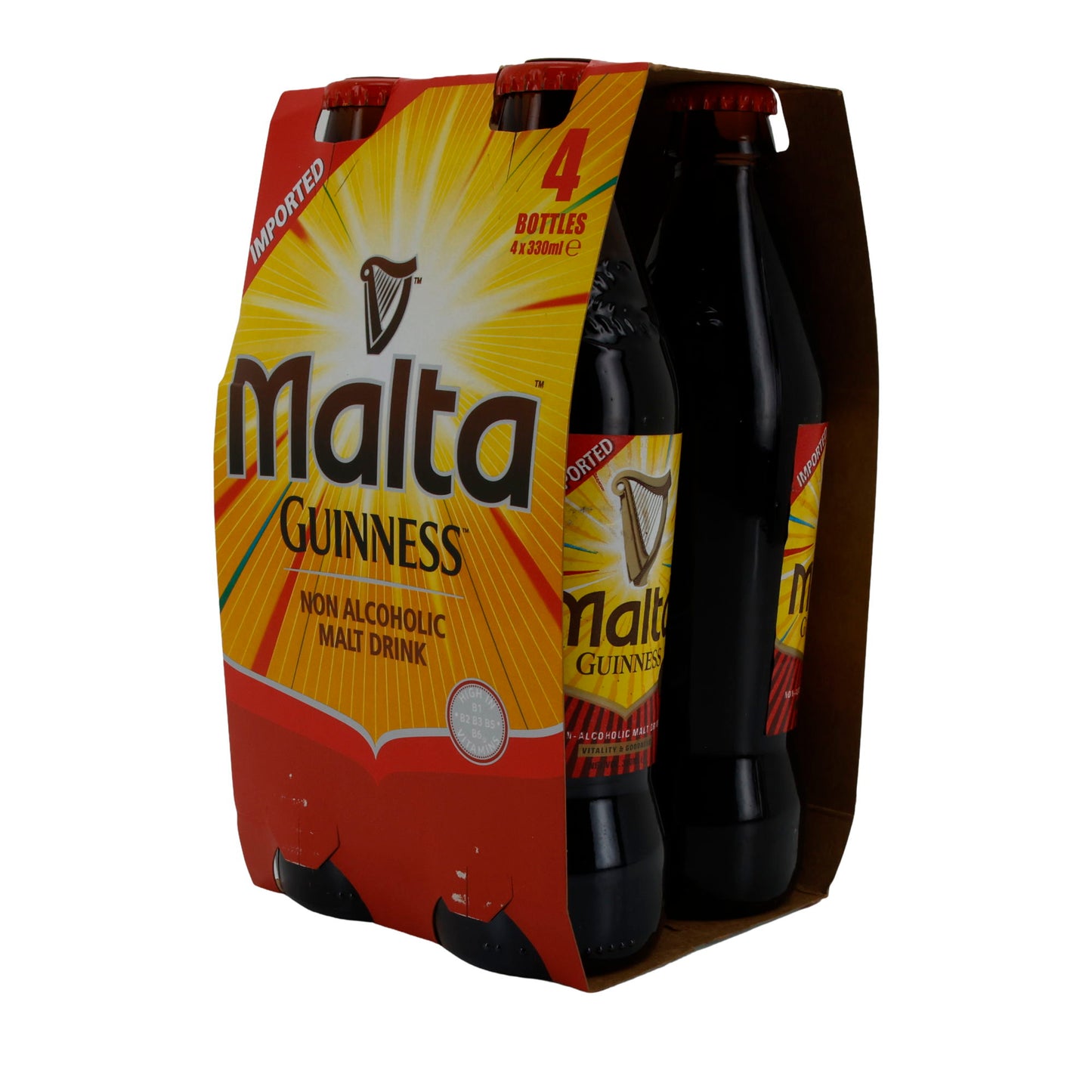 Bevanda a base di malto Malta Guinness | Bevanda | analcolica | 4×330 ml