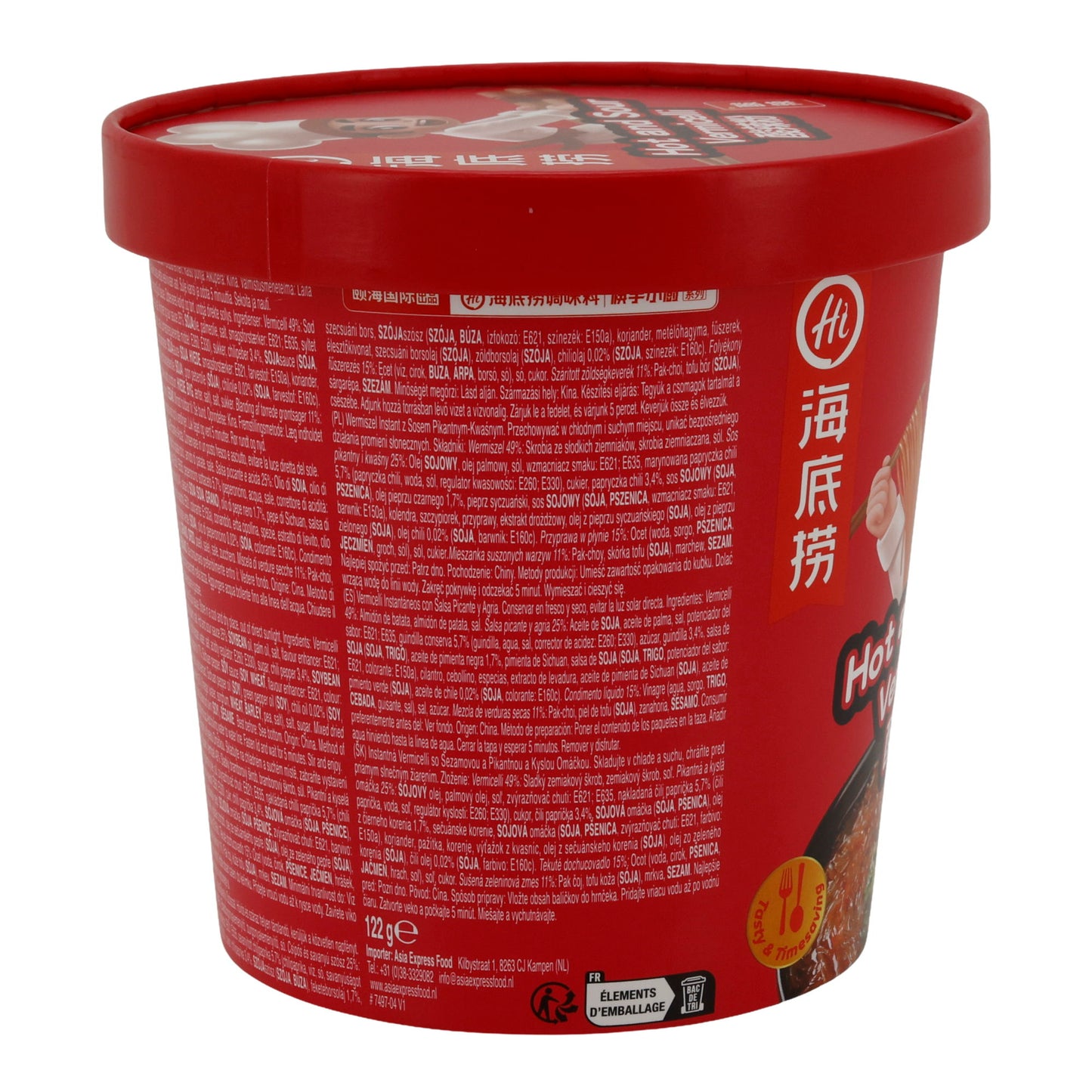 Instant Noodles Hai Di Lao | Hot and Sour Vermicelli | 122 g Cup