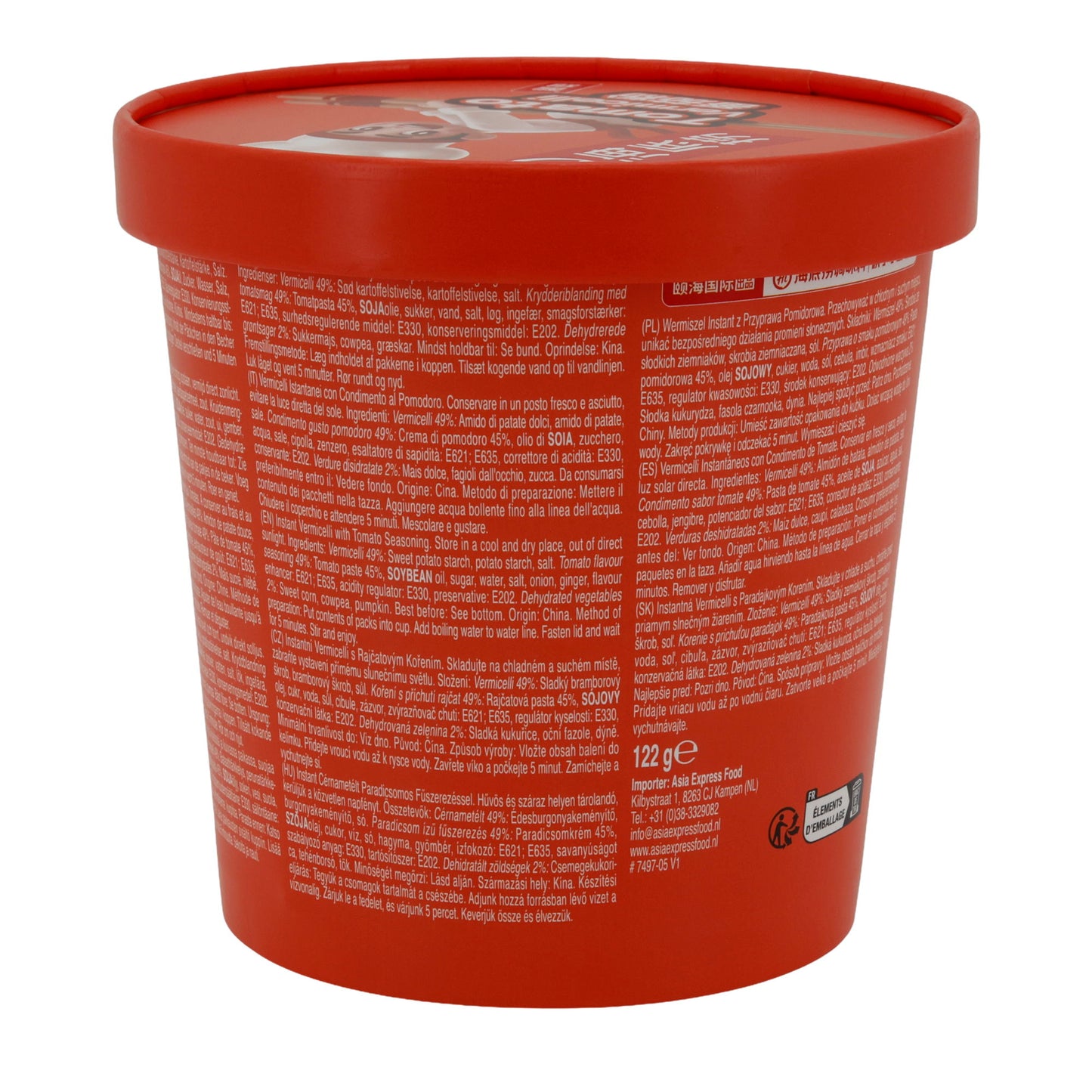 Instant Noodles Hai Di Lao | Tomato Vermicelli | 122 g Cup