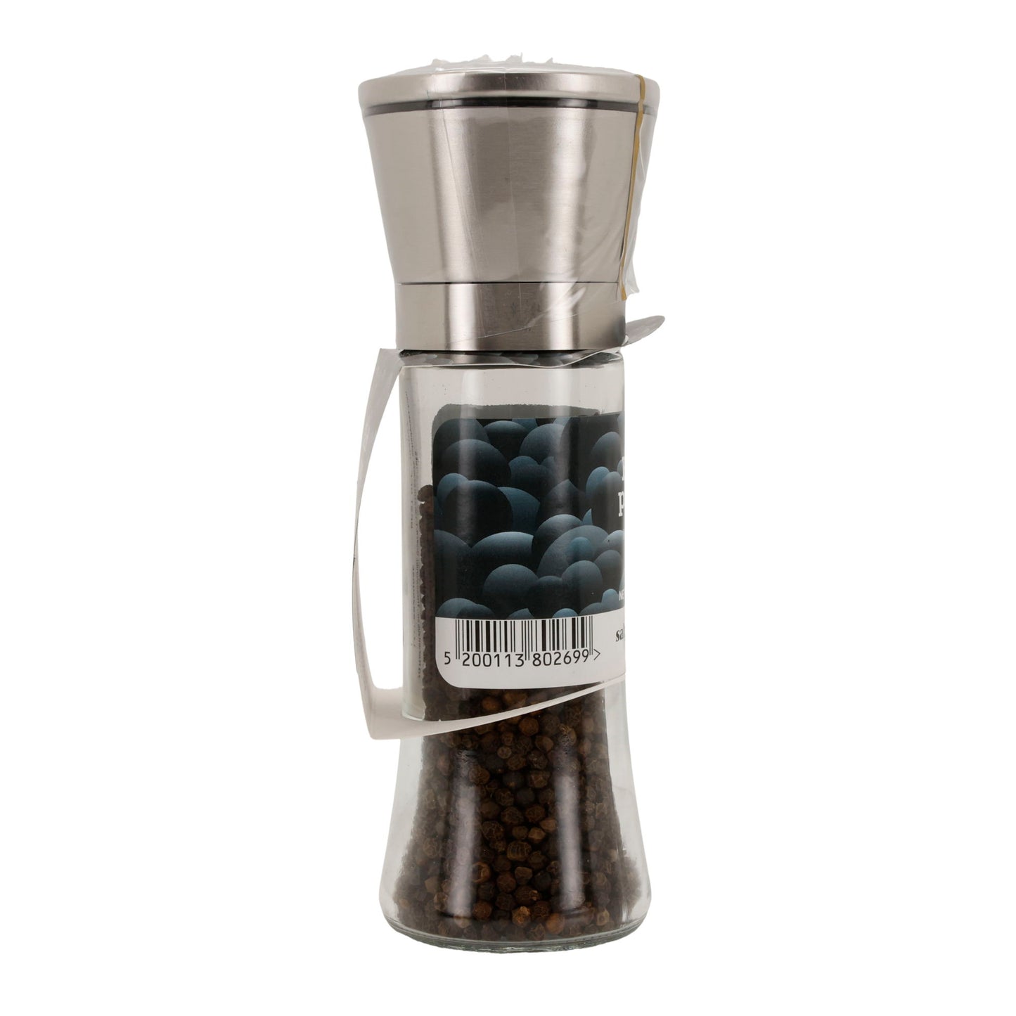 Pfeffermühle Salt Odyssey | Schwarzer Pfeffer ganz | Intensiv aromatisch | 80 g Mühle