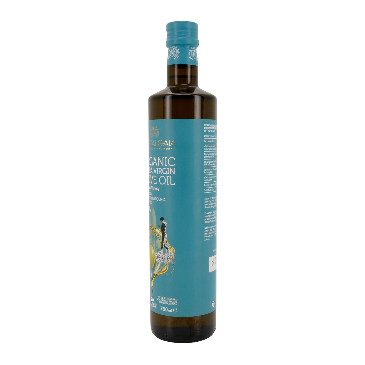 Bio-Olivenöl extra nativ | Nostalgia | Koroneiki Sorte | 750 ml – kaltgepresst, Griechenland, BIO-zertifiziert Nostalgaia