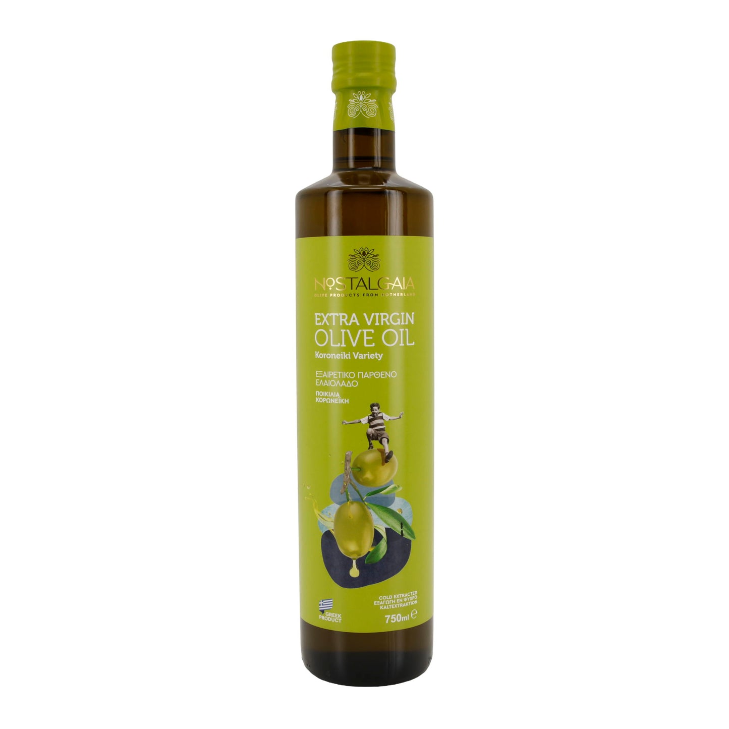 Natives Olivenöl extra | Nostalgia | Koroneiki | 750 ml – kaltgepresst, 100 % Griechenland