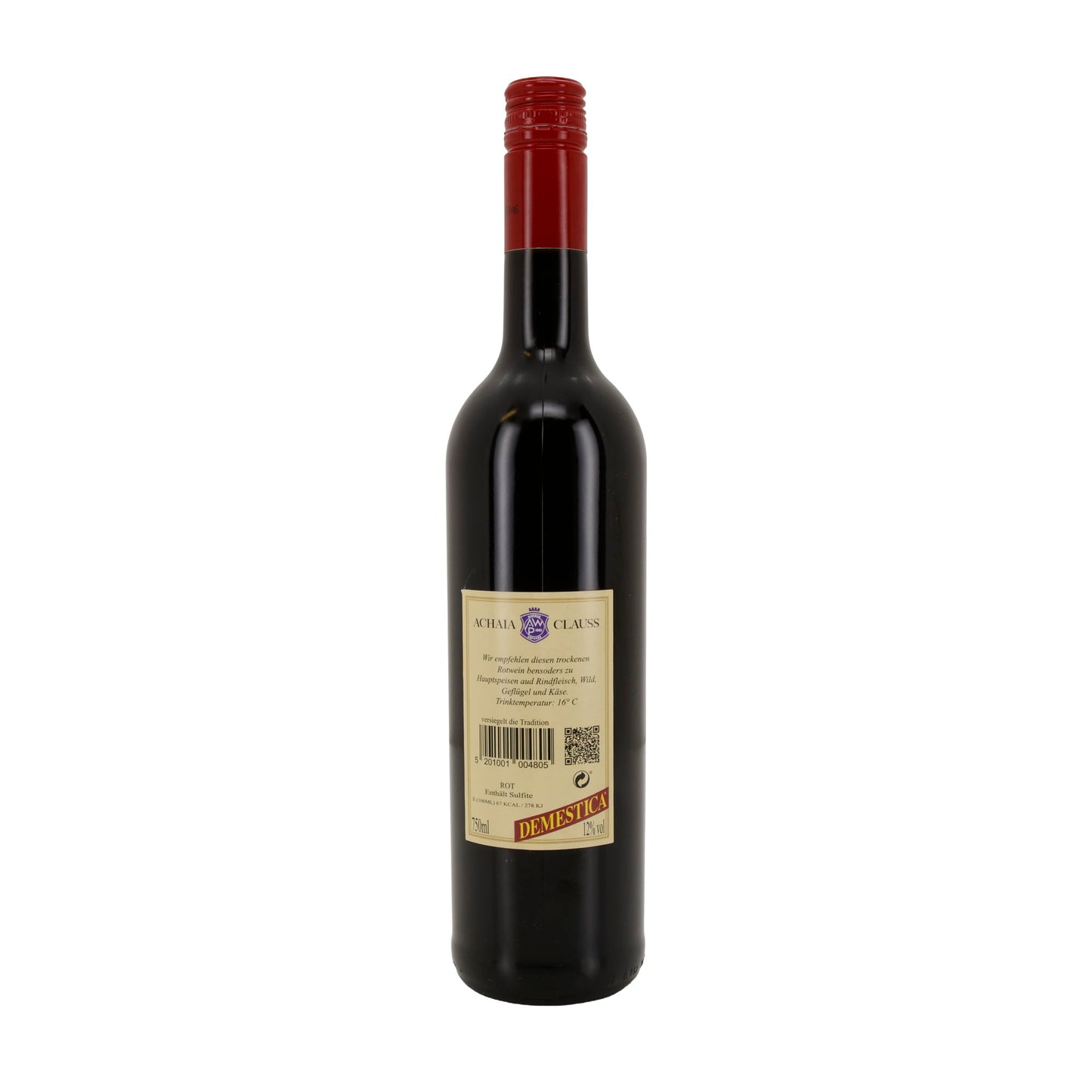 Rotwein Demestica | Achaia Clauss | Trocken | 12 % vol. | 750 ml