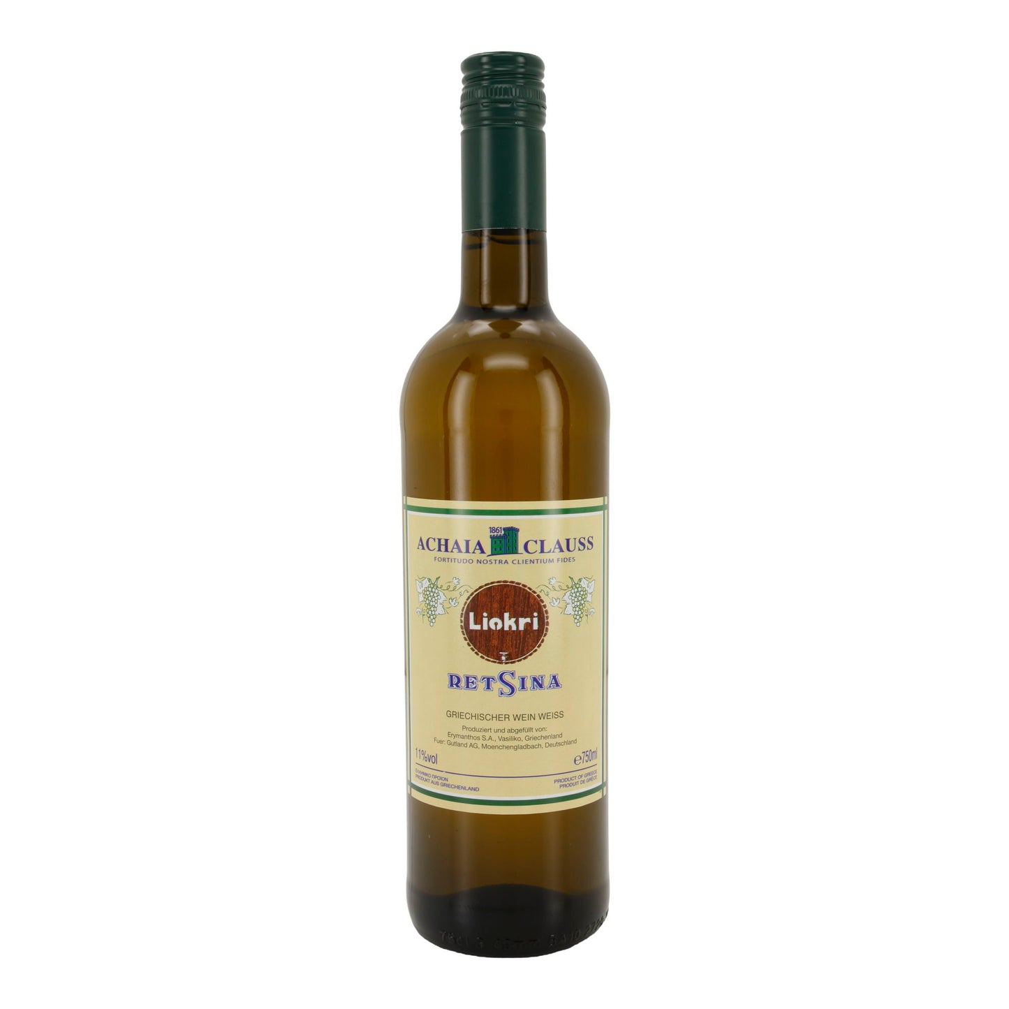 Retsina Liokri | Weißwein mit Harz | Achaia Clauss | 11,5 % vol. | 750 ml