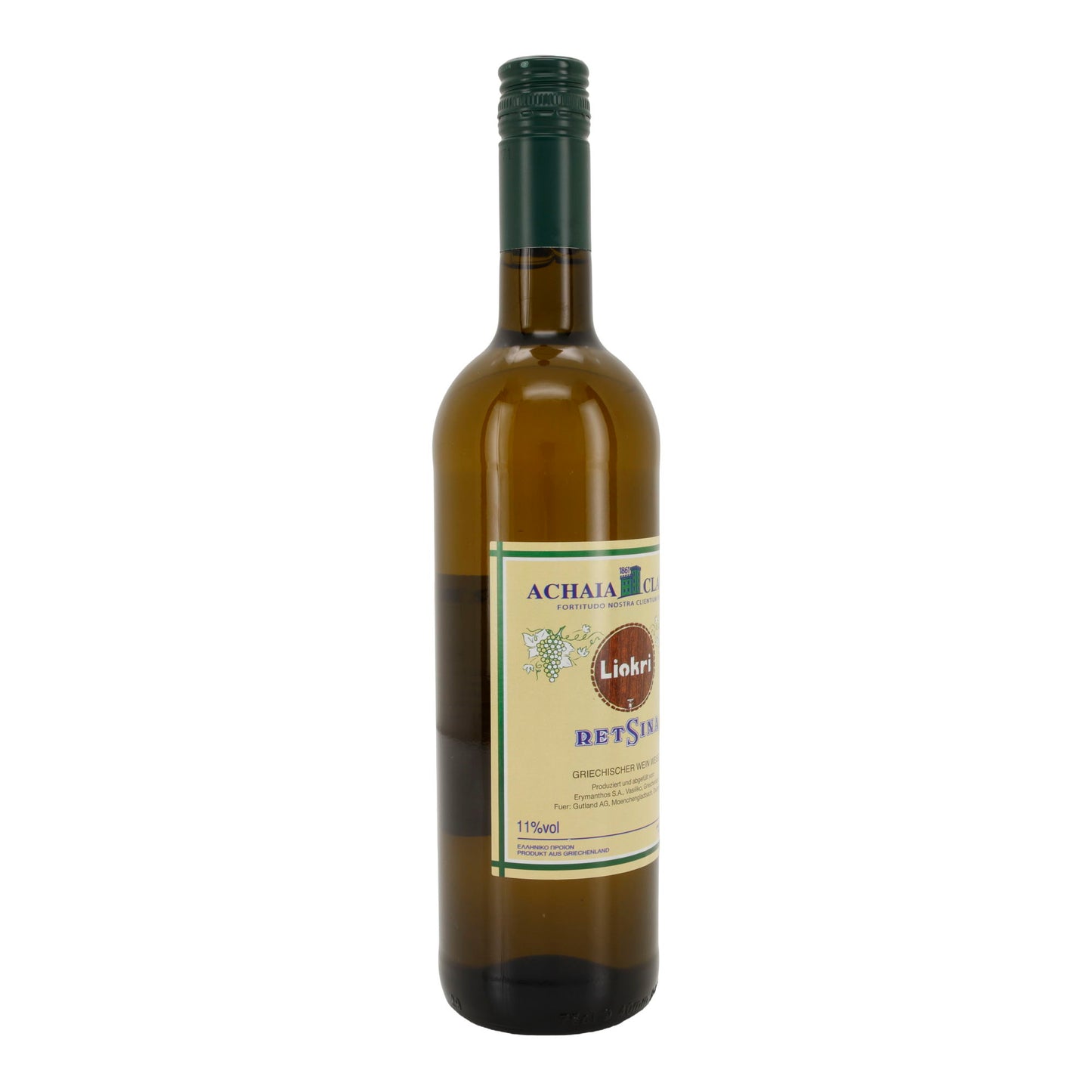 Retsina Liokri | Weißwein mit Harz | Achaia Clauss | 11,5 % vol. | 750 ml