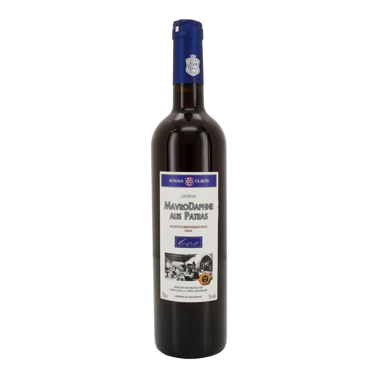 Likörwein Mavrodaphne aus Patras | Achaia Clauss | Geschützte Ursprungsbezeichnung | 15 % vol. | 750 ml