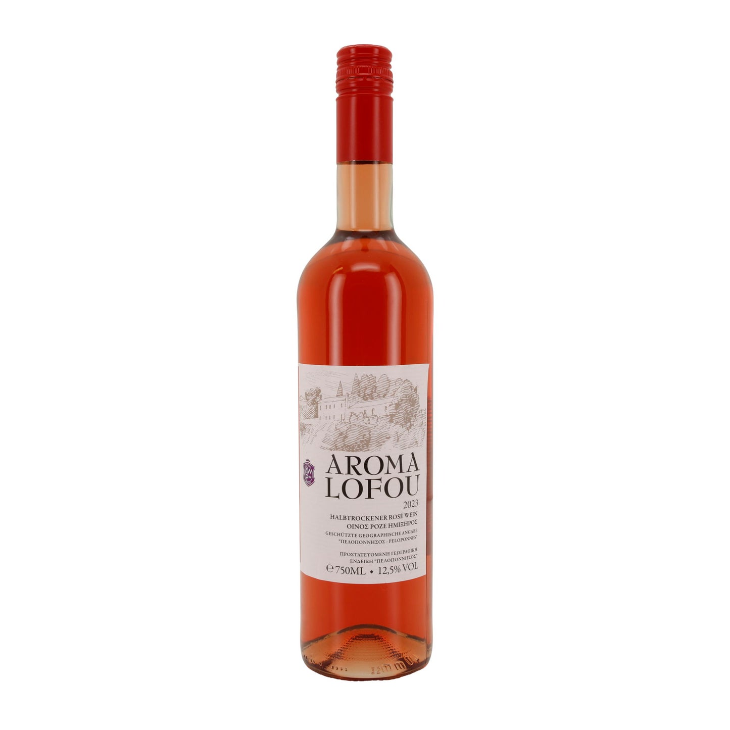 Roséwein Aroma Lofou | Halbtrocken | Geschützte geografische Angabe | 12,5 % vol. | 750 ml