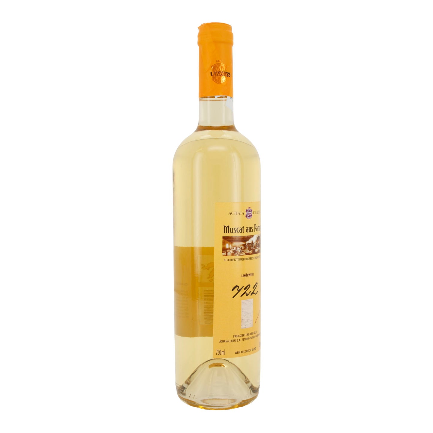 Likörwein Muscat aus Patras | Achaia Clauss | geschützte Ursprungsbezeichnung | 15 % vol. | 750 ml