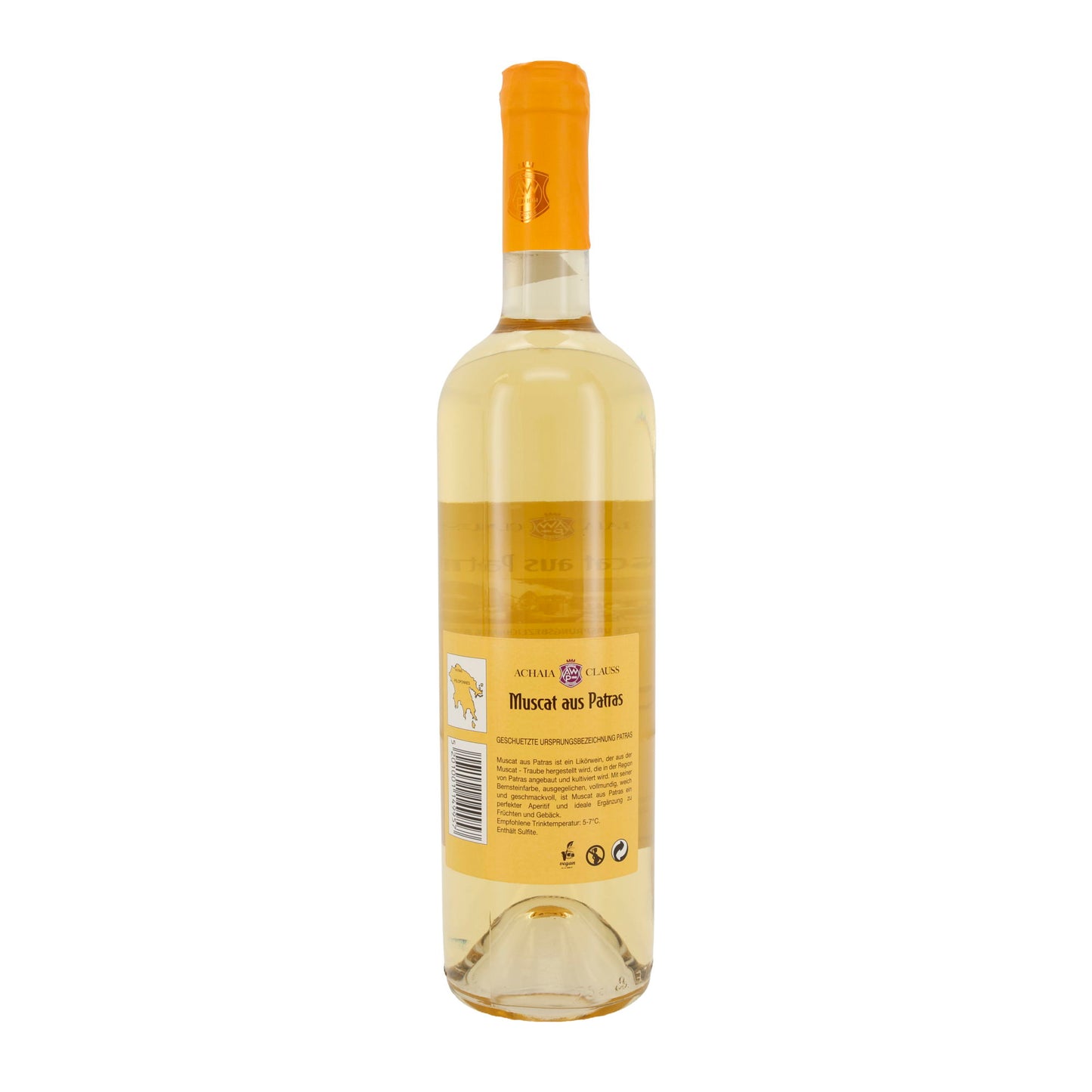 Likörwein Muscat aus Patras | Achaia Clauss | geschützte Ursprungsbezeichnung | 15 % vol. | 750 ml
