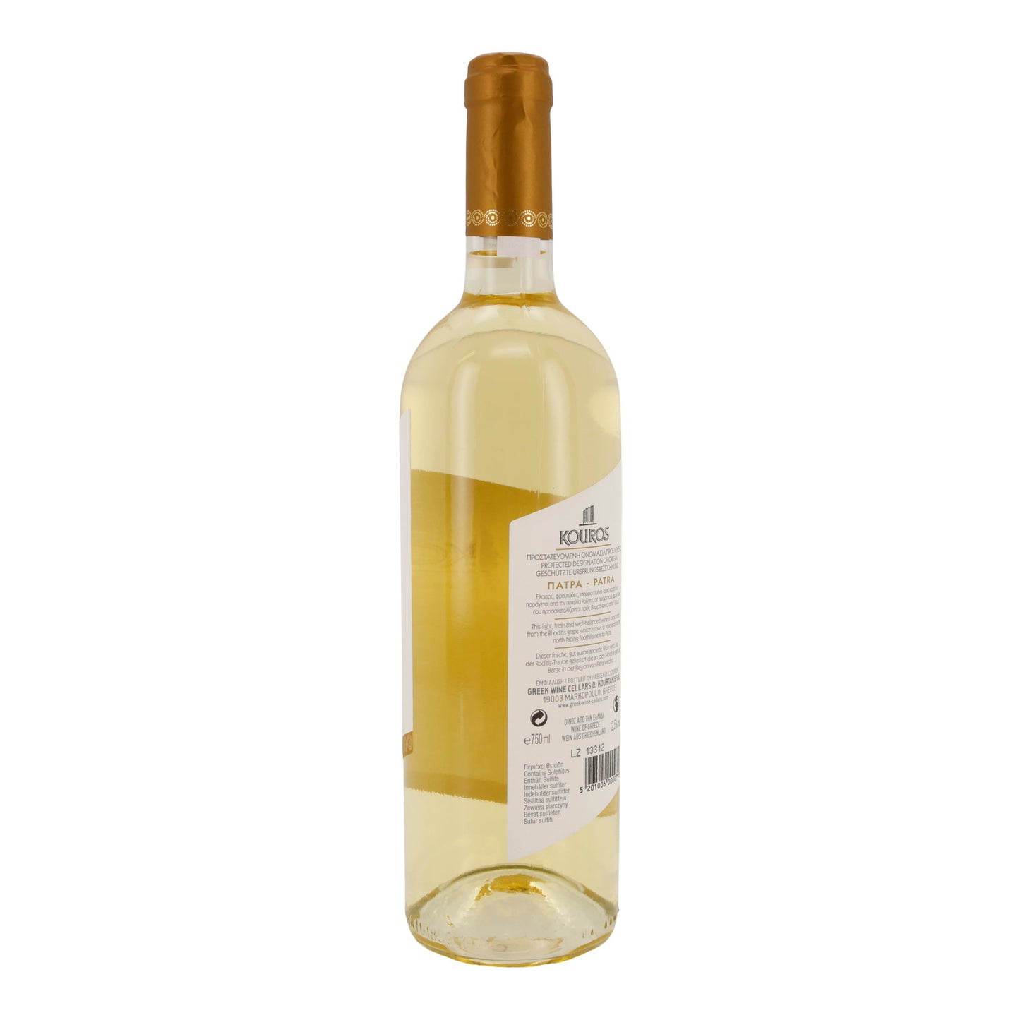 Kouros Weißwein Rhoditis | Patra PDO 2023 | 12,5 % vol | 750 ml