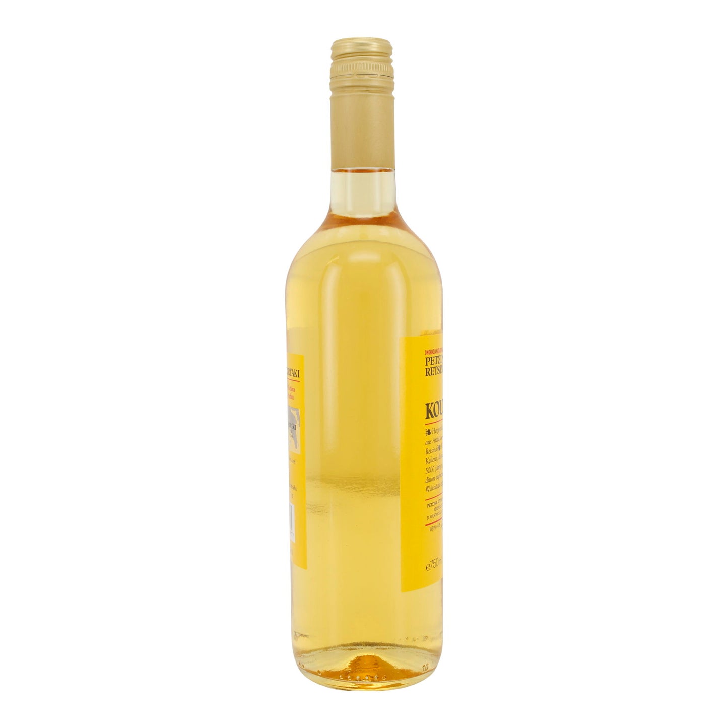Kourtaki Retsina Weißwein | Traditioneller griechischer Harzwein aus Attiki | 12 % vol | 750 ml
