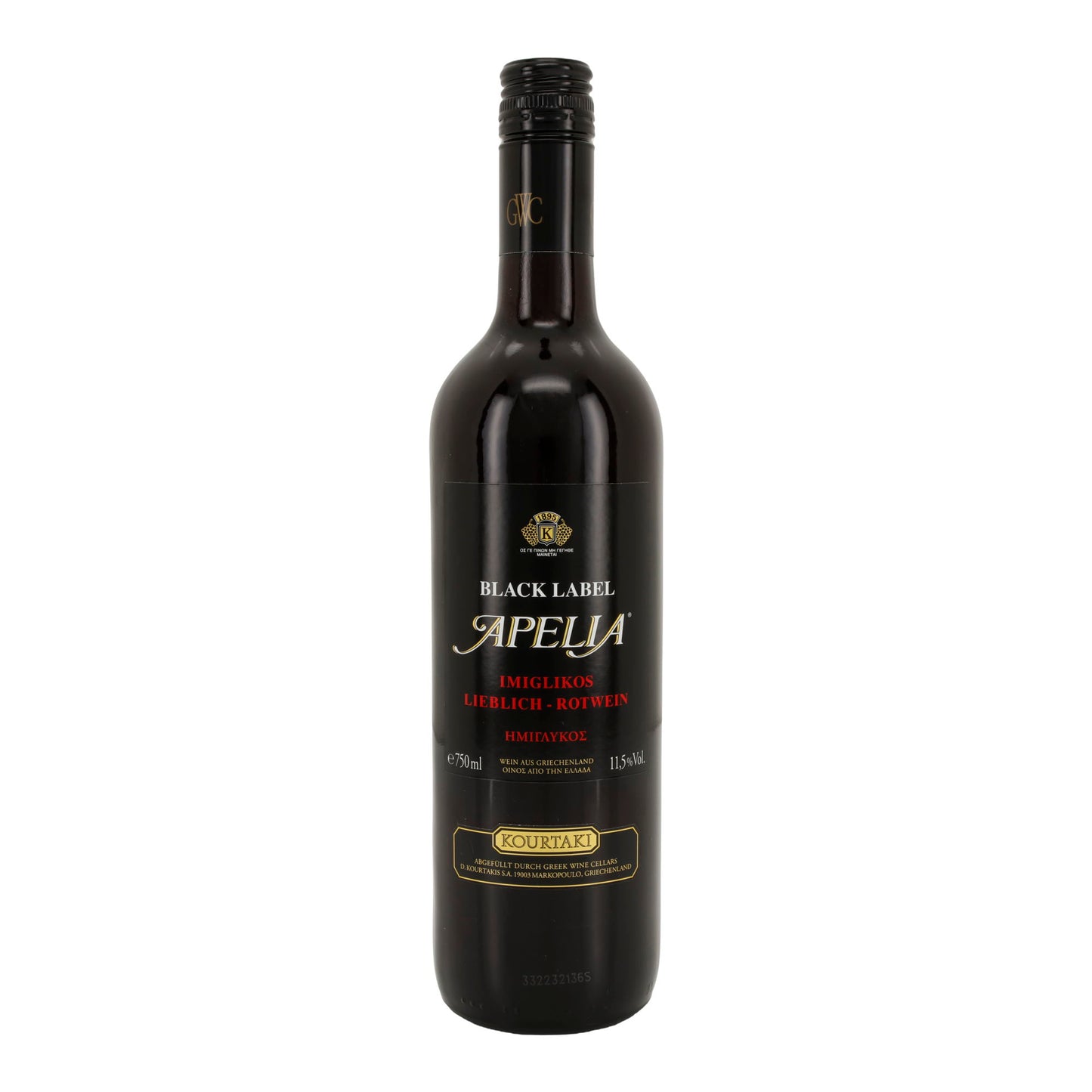 Apelia Weißwein trocken | Griechischer Qualitätswein | 11,5 % vol | 750 ml