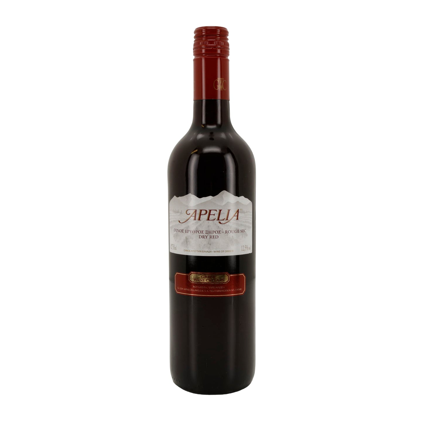Apelia Rotwein trocken | Griechischer Qualitätswein | 12,5 % vol | 750 ml