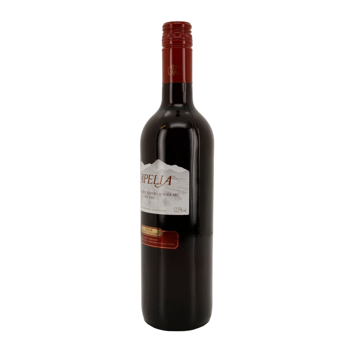 Apelia Rotwein trocken | Griechischer Qualitätswein | 12,5 % vol | 750 ml Kourtakis