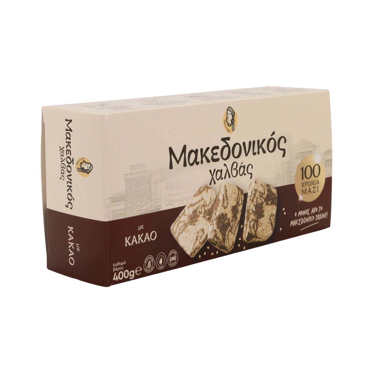 Halva Makedonikos | Griechische Süßware mit Kakao | traditionell | 400 g