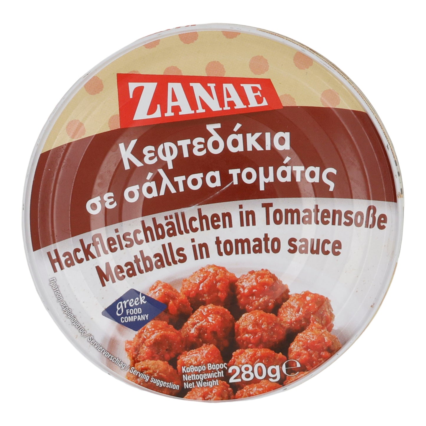 Hackfleischbällchen Zanae | Keftedakia in Tomatensoße | traditionell griechisch | 280 g