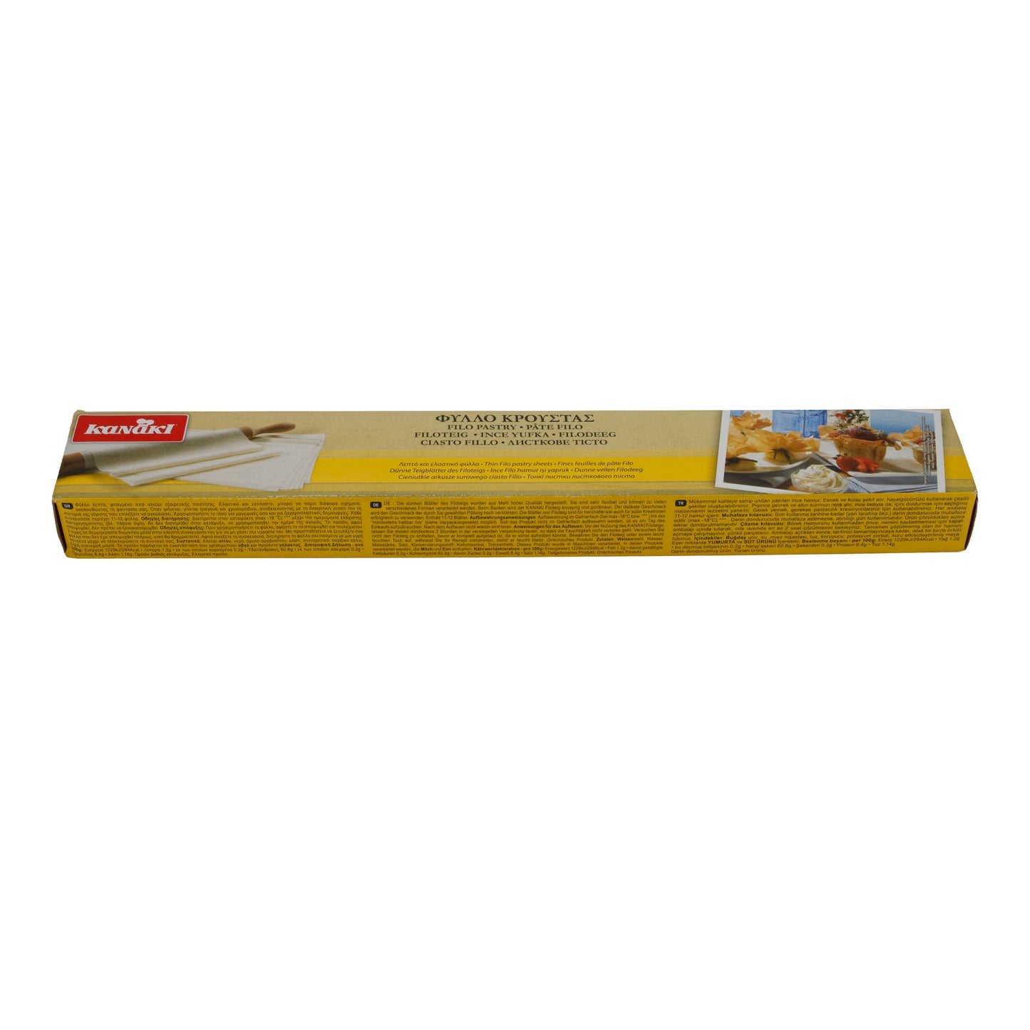 Teig Kanaki | Filo-Teig | Original griechisch, süß & herzhaft | 450 g